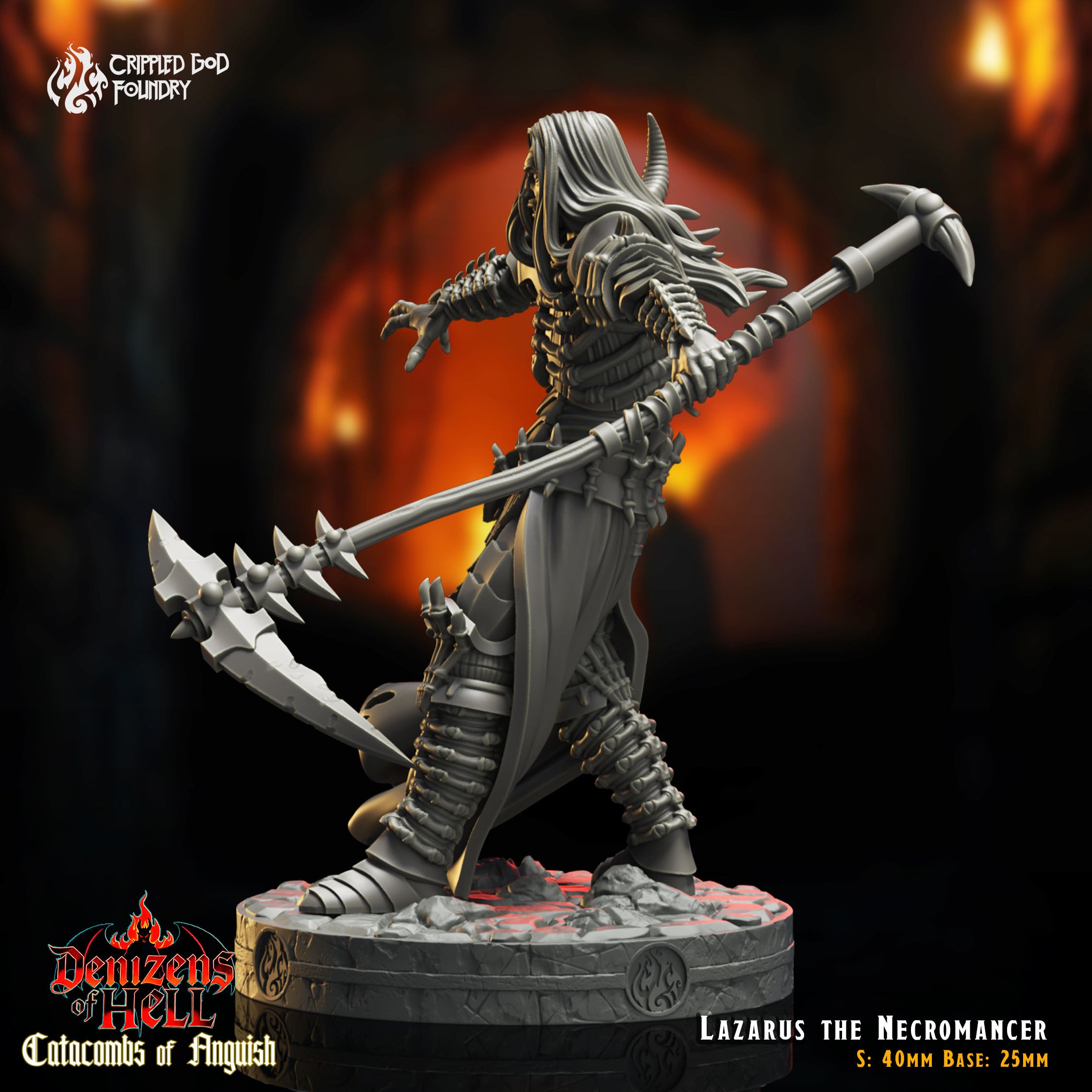 Lazarus the Necromancer - aus der Reihe Catacombs of Anquish von Crippled God Foundry