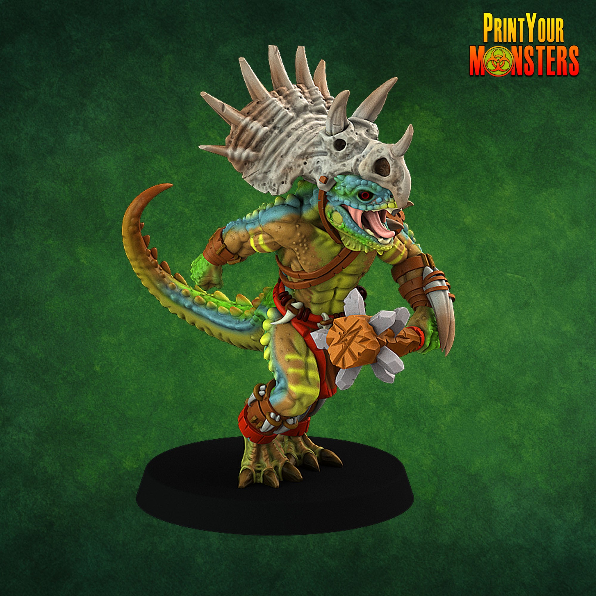 Lizardfolk - aus der Reihe Lizardmen Pack von Print Your Monsters