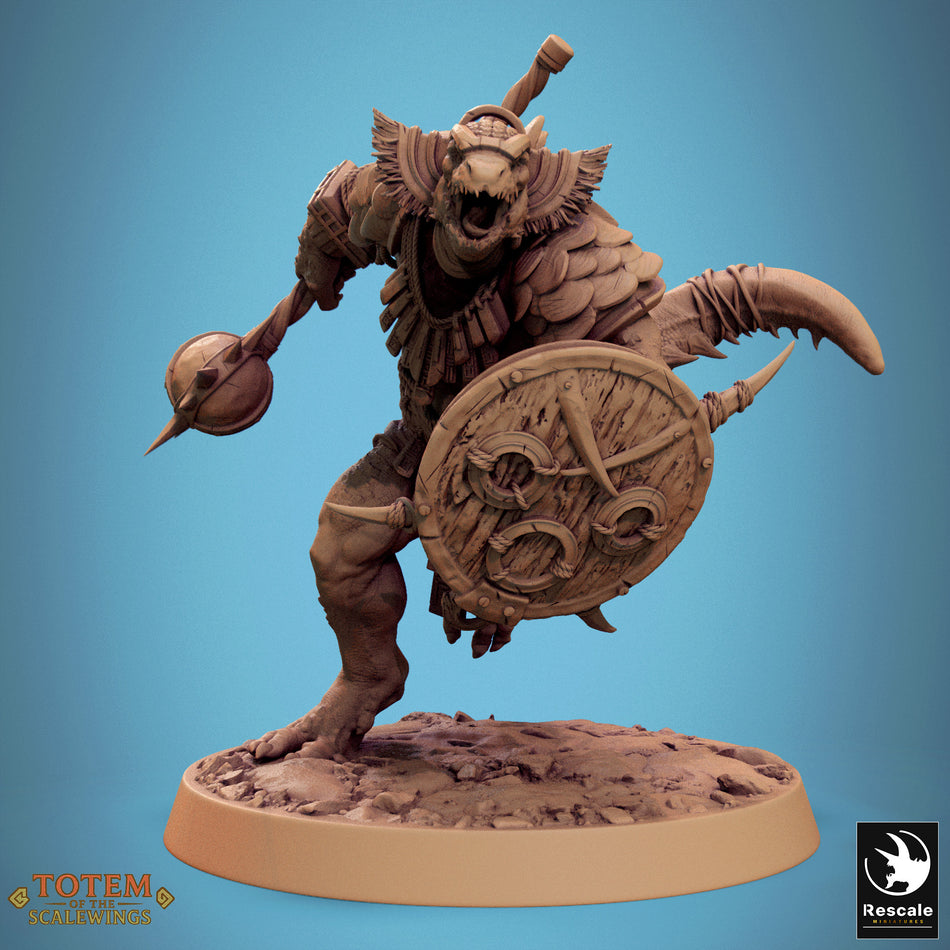 Lizardman Warfang - aus der Reihe Totem of the Scalewings von Rescale Miniatures
