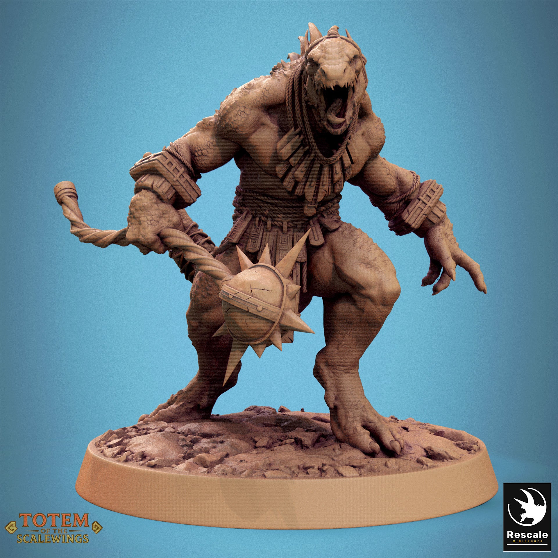 Lizardman Warfang - aus der Reihe Totem of the Scalewings von Rescale Miniatures