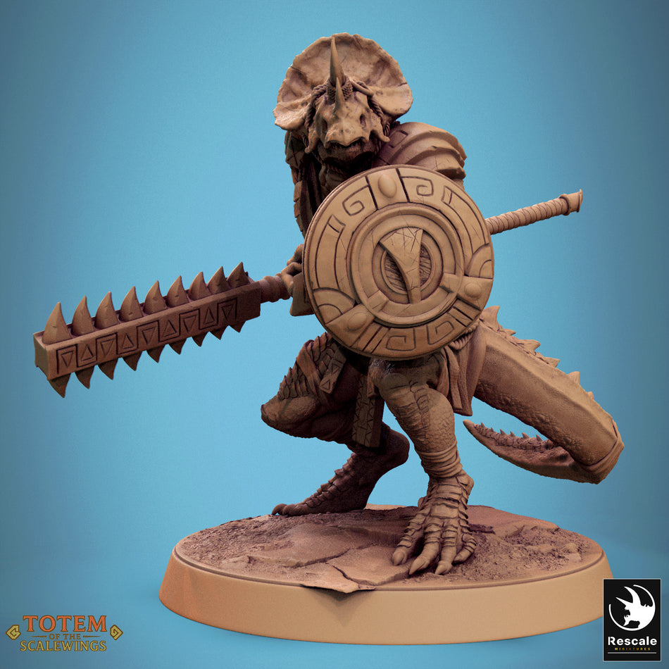 Lizardman Grimscale - aus der Reihe Totem of the Scalewings von Rescale Miniatures