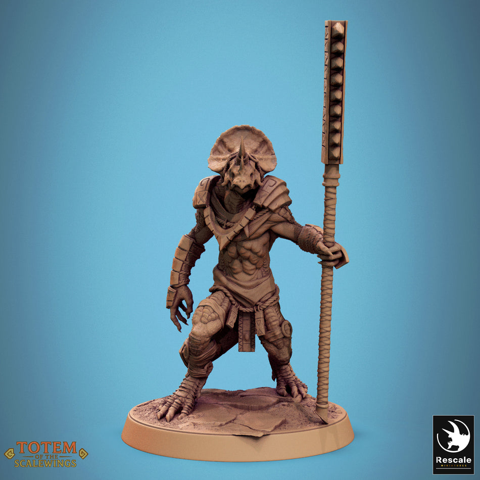 Lizardman Grimscale - aus der Reihe Totem of the Scalewings von Rescale Miniatures