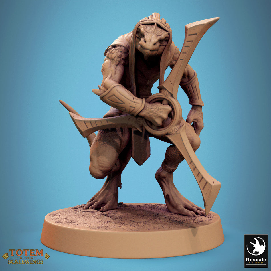 Lizardman Sneaky - aus der Reihe Totem of the Scalewings von Rescale Miniatures