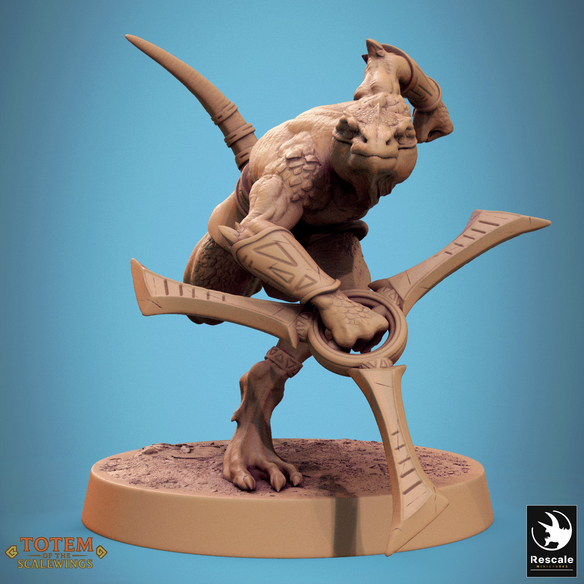 Lizardman Sneaky - aus der Reihe Totem of the Scalewings von Rescale Miniatures