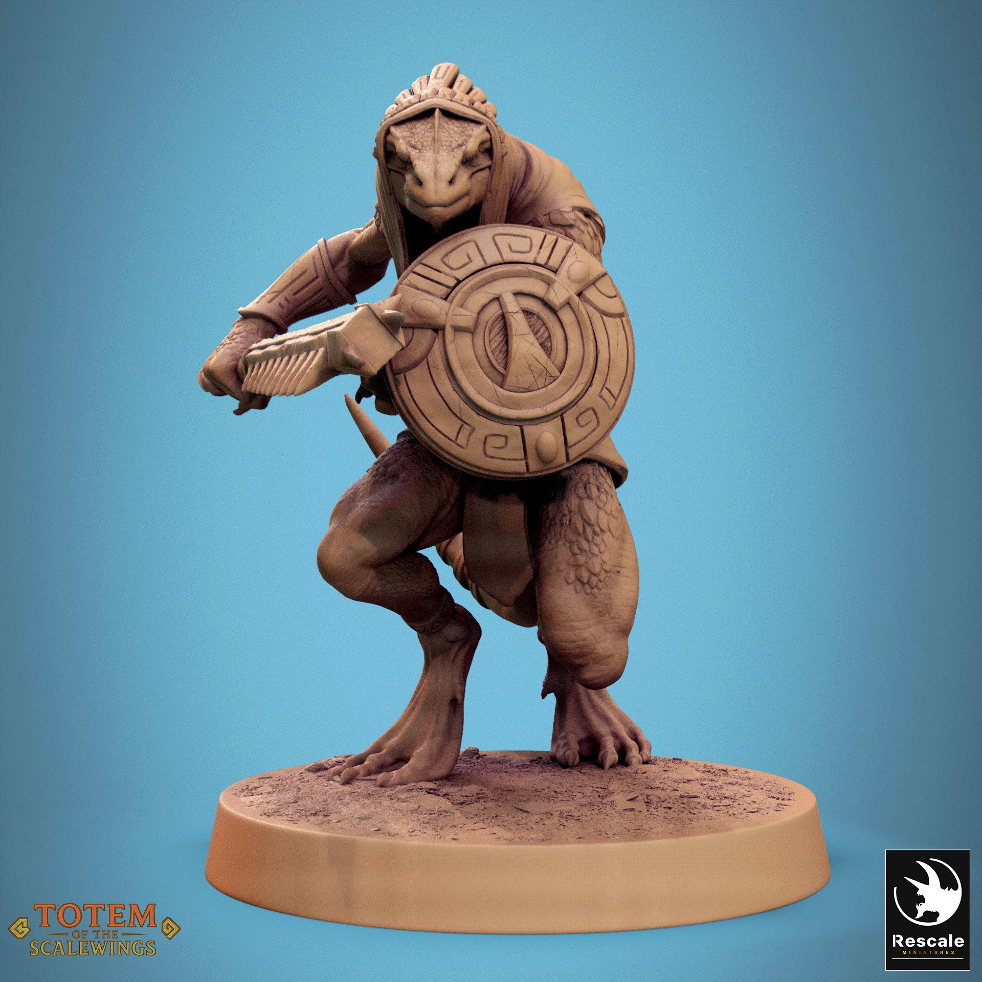 Lizardman Sneaky - aus der Reihe Totem of the Scalewings von Rescale Miniatures