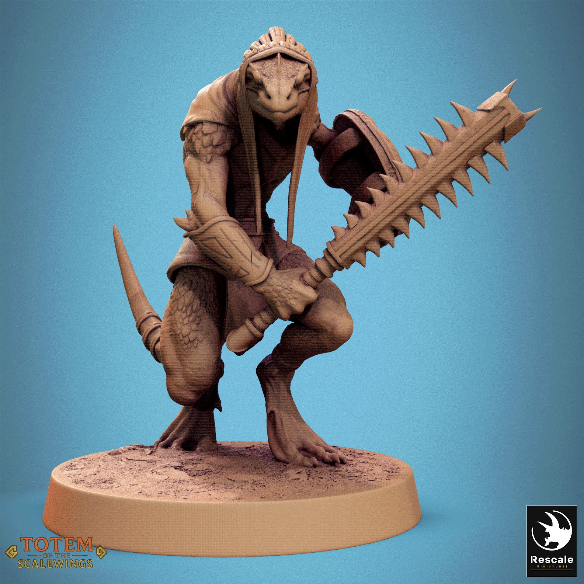 Lizardman Sneaky - aus der Reihe Totem of the Scalewings von Rescale Miniatures