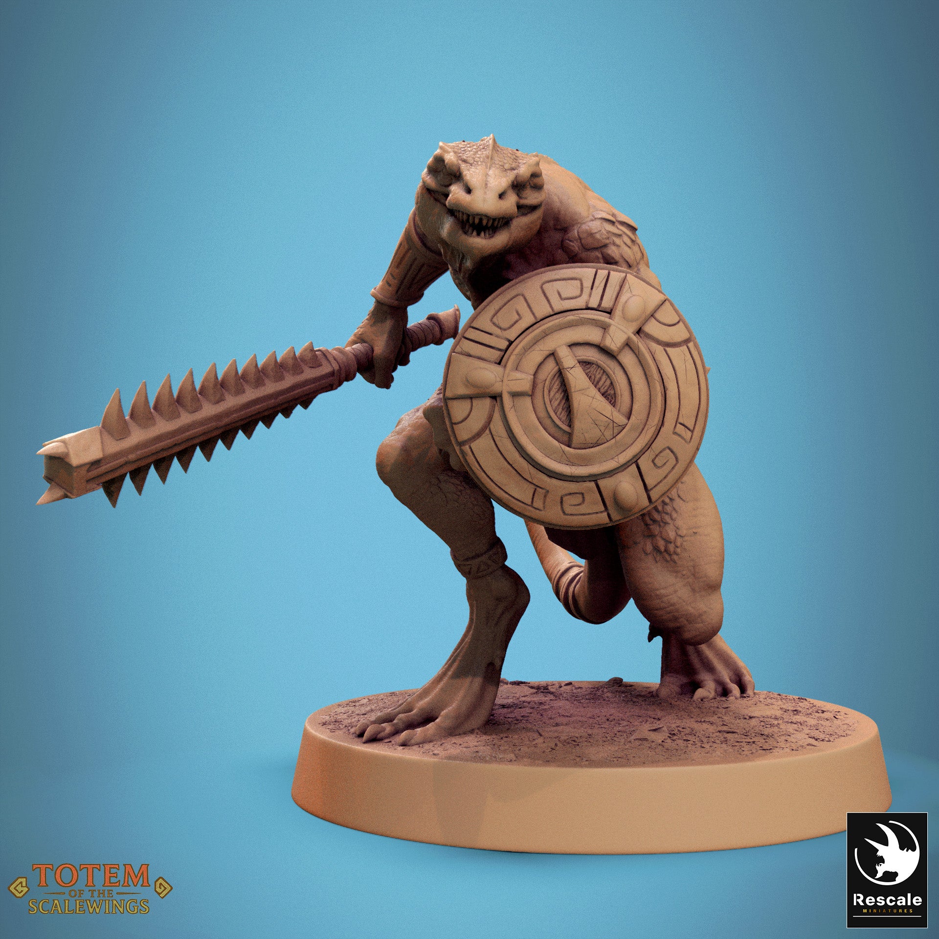 Lizardman Sneaky - aus der Reihe Totem of the Scalewings von Rescale Miniatures