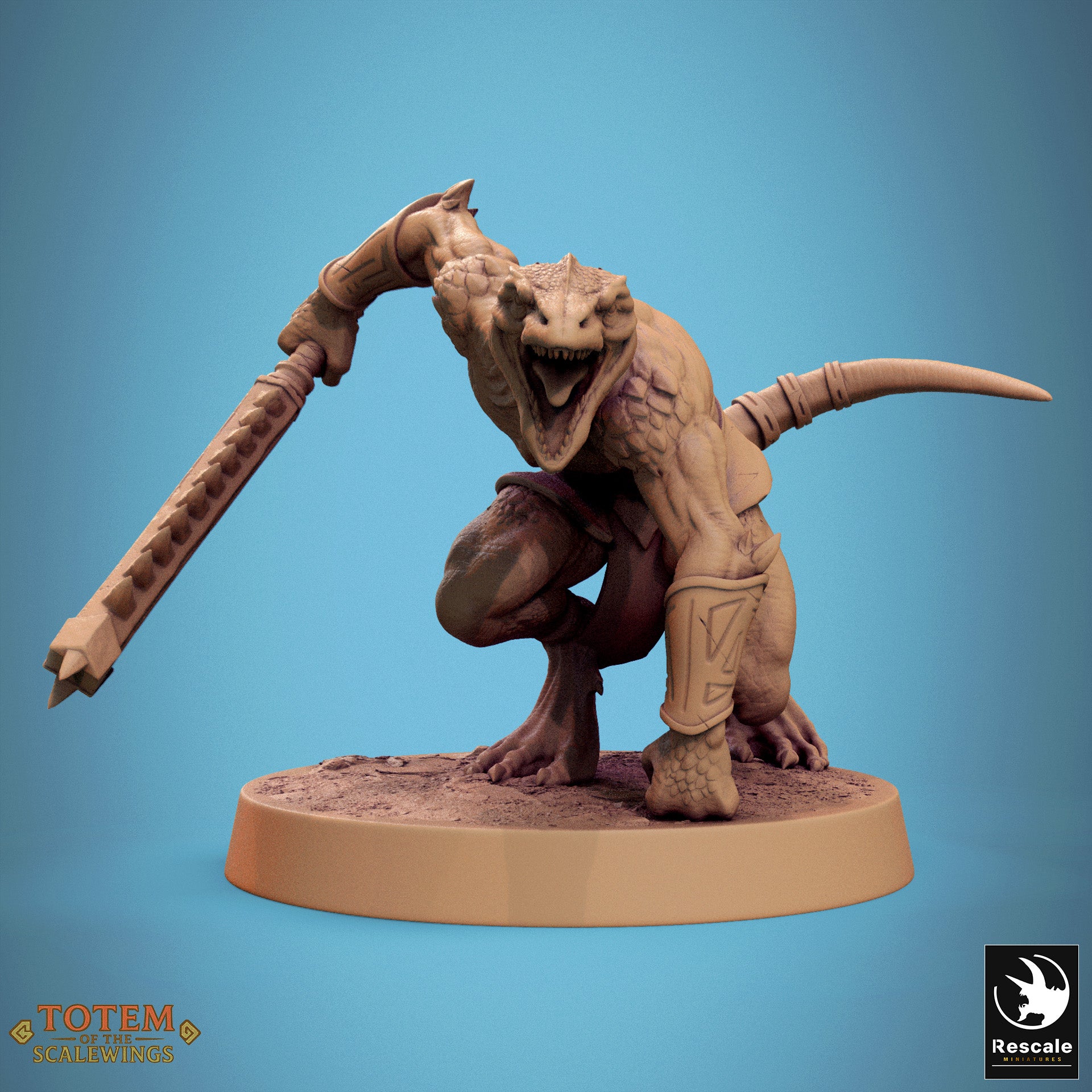 Lizardman Sneaky - aus der Reihe Totem of the Scalewings von Rescale Miniatures