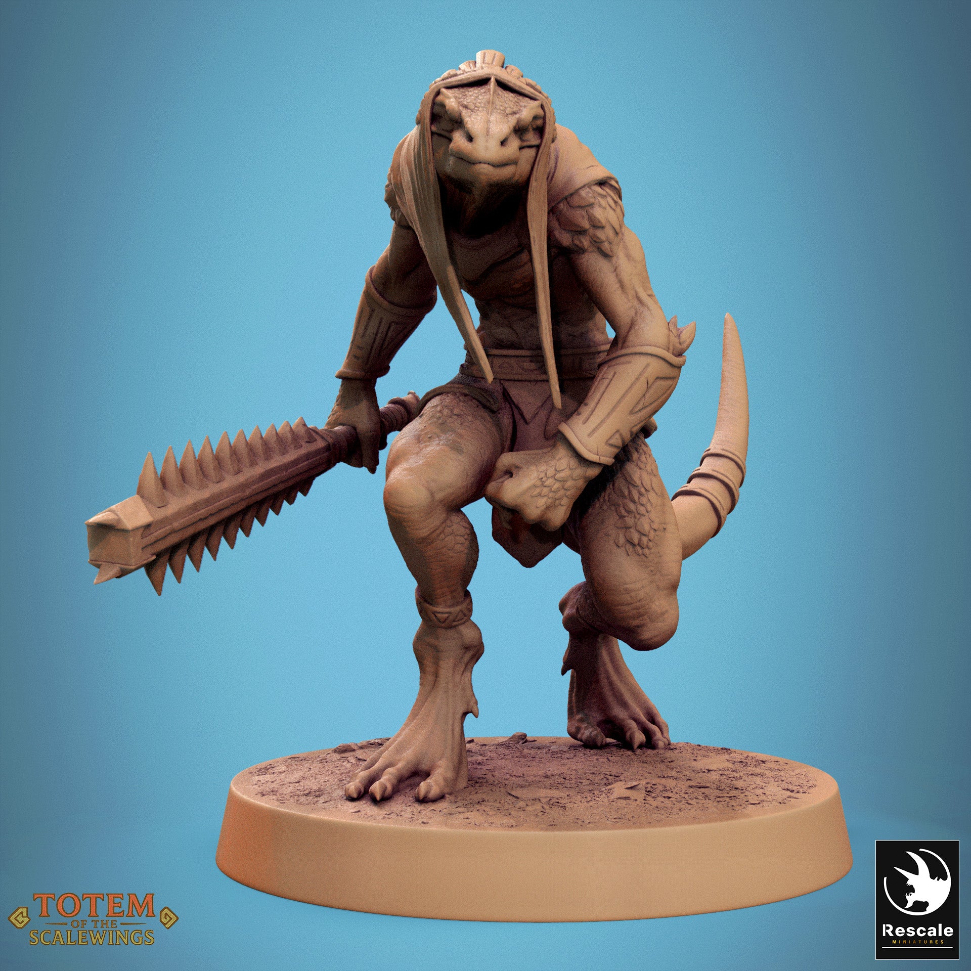 Lizardman Sneaky - aus der Reihe Totem of the Scalewings von Rescale Miniatures
