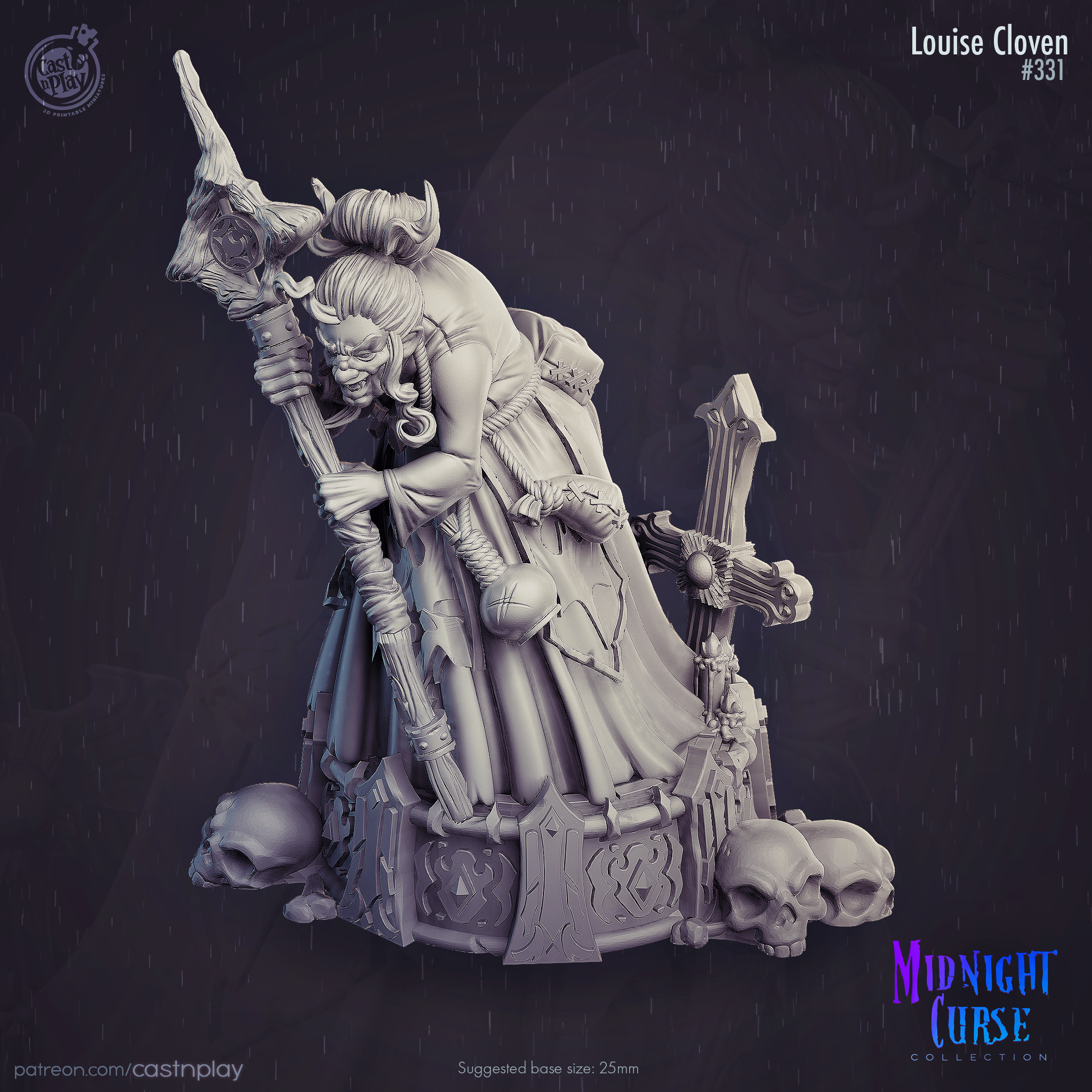 Louise Cloven - de la série Midnight Curse de Cast n Play