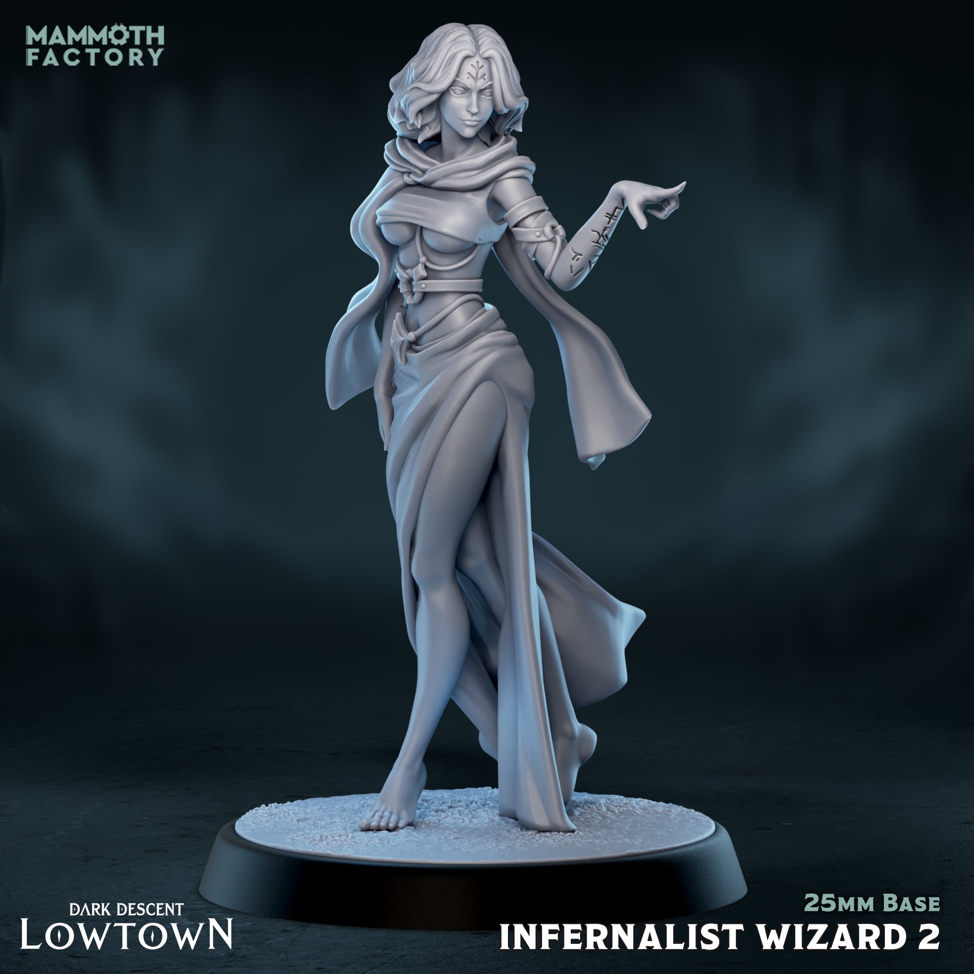 Lucita Vinaro Infernalist Wizard - Lowtown - Dark Descent - Mammoth Factory