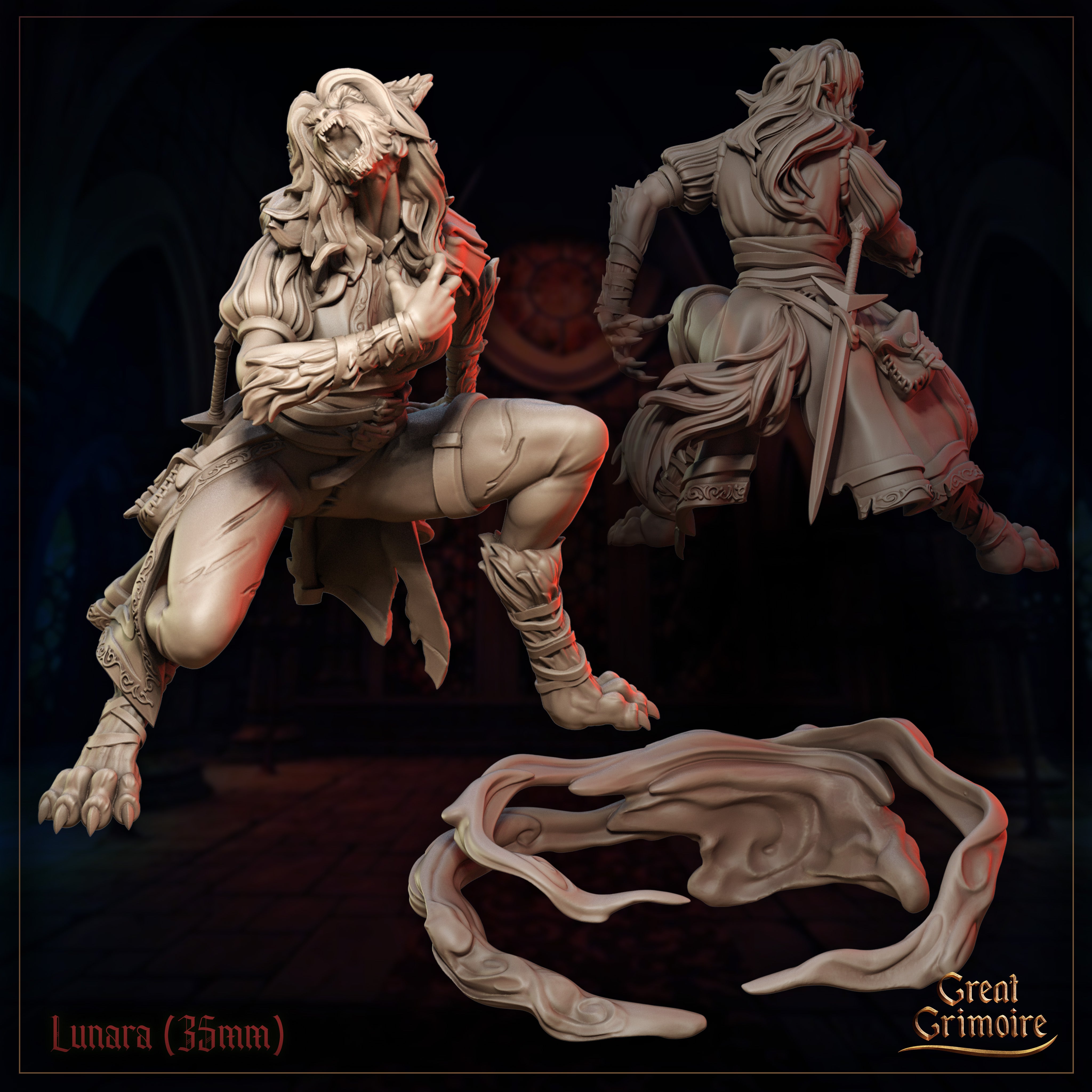 Lunara Transformation - aus der Reihe Shadows on the Blood Moon von Great Grimoire
