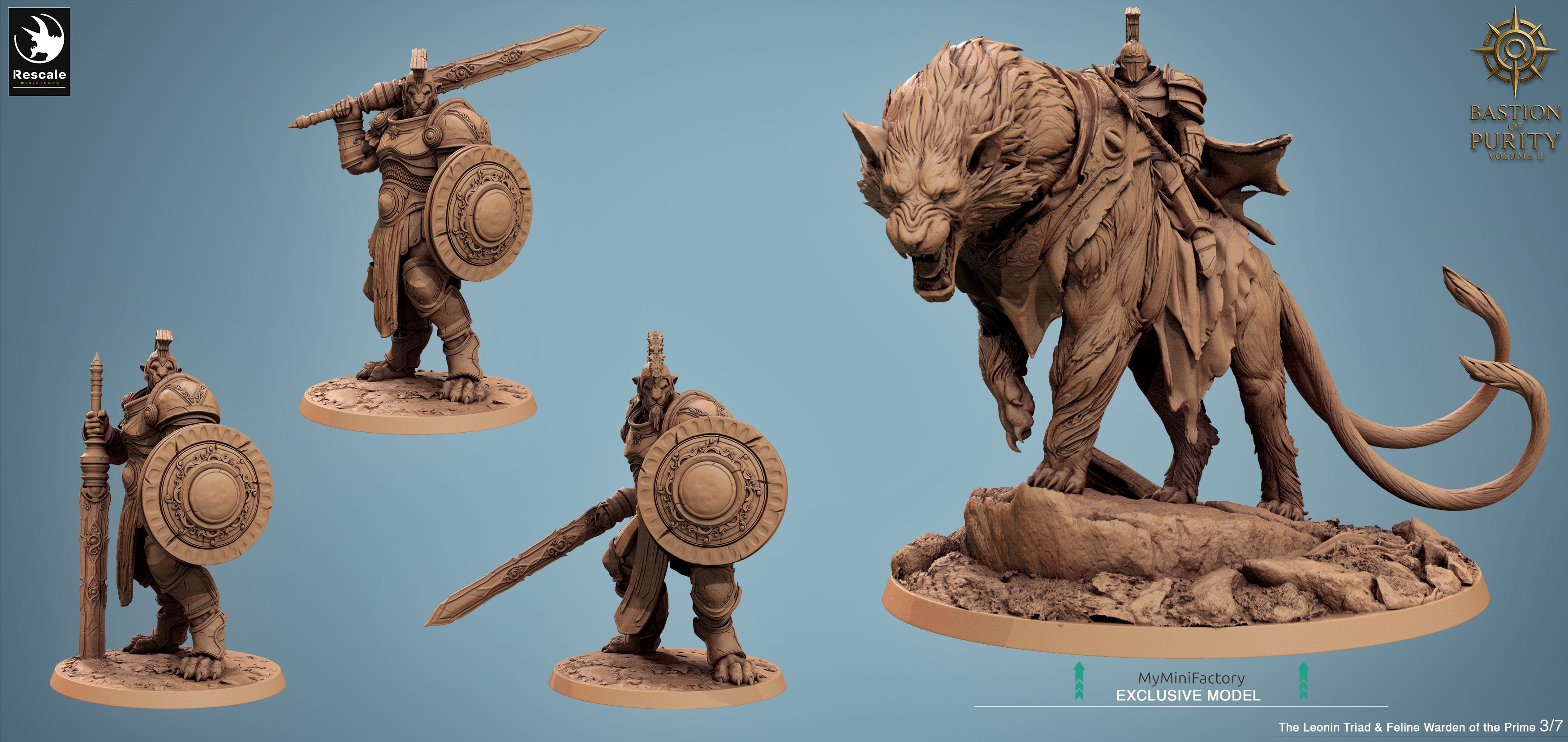 Feline Warden Of The Prime - aus der Reihe Bastion of Purity II von Rescale Miniatures