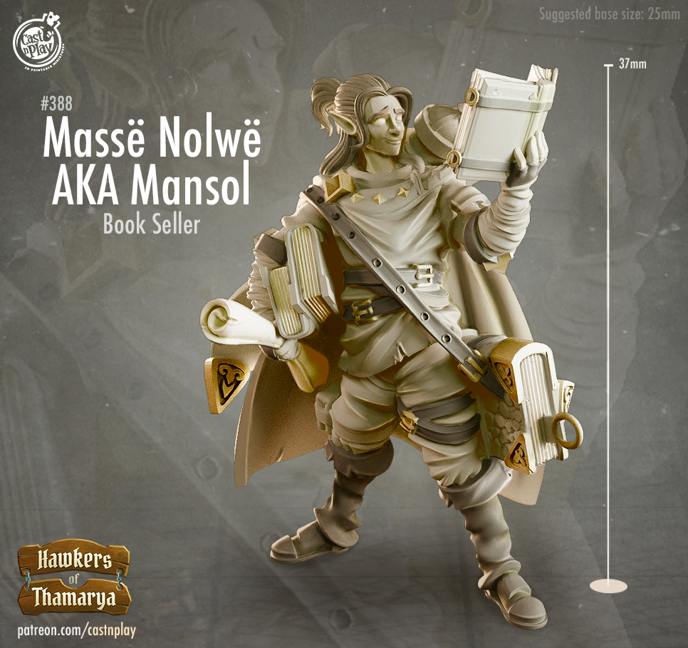 Mansol - Hawkers Of Thamarya - Cast n Play