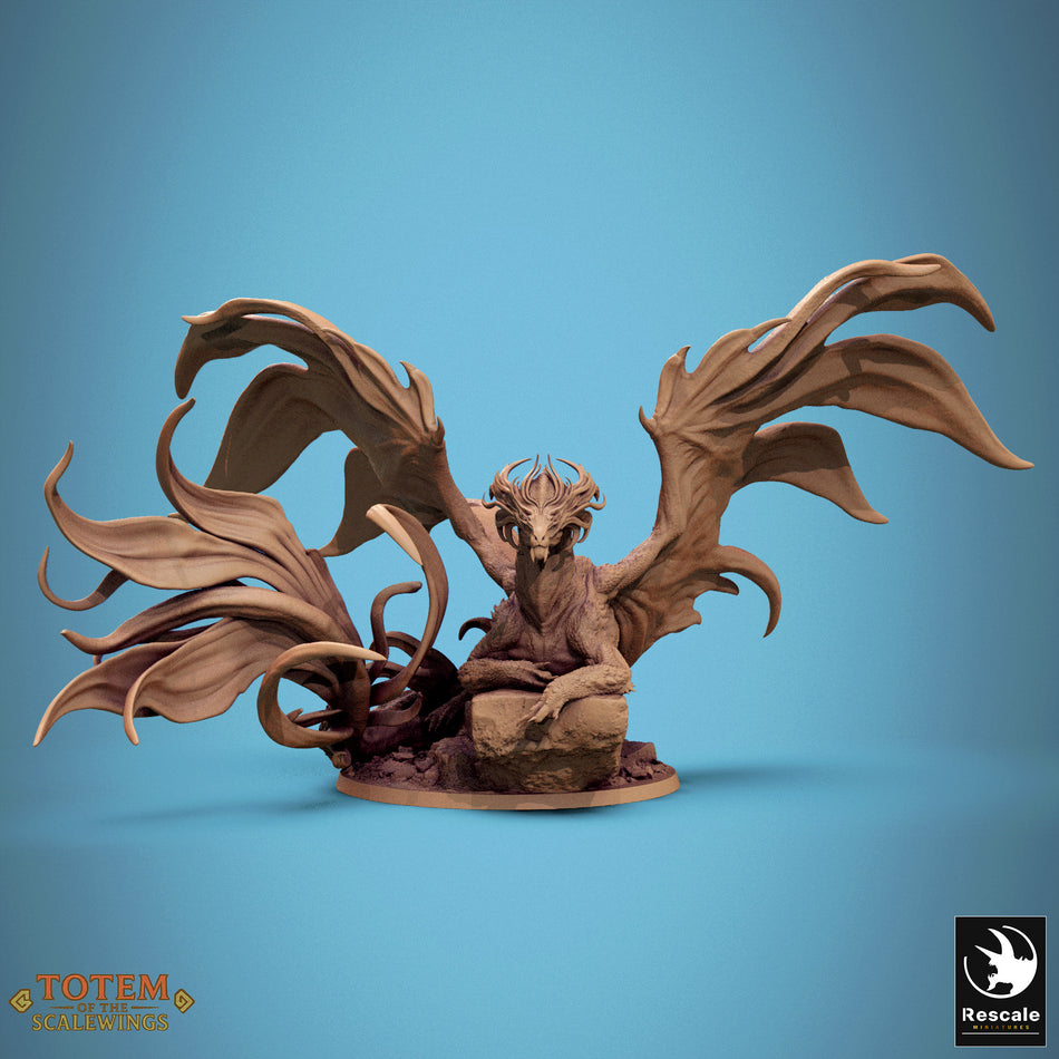 Brass Dragon - aus der Reihe Totem of the Scalewings von Rescale Miniatures