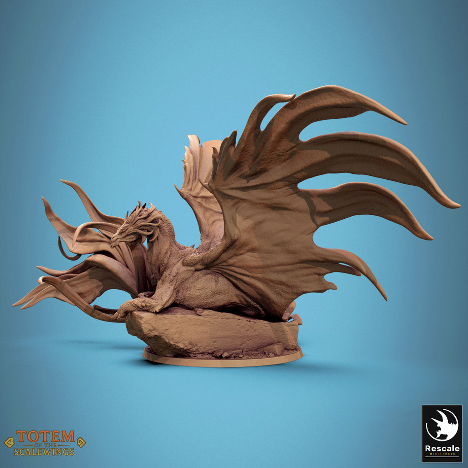 Brass Dragon - aus der Reihe Totem of the Scalewings von Rescale Miniatures