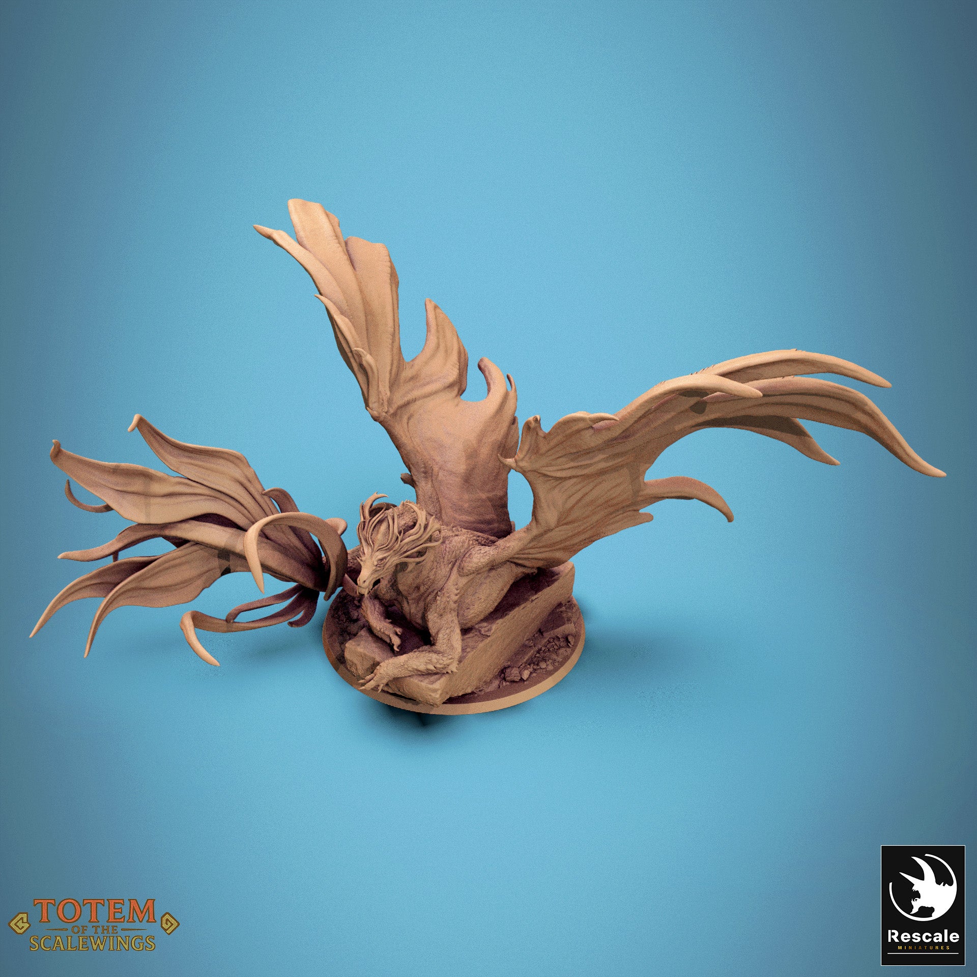 Brass Dragon - aus der Reihe Totem of the Scalewings von Rescale Miniatures