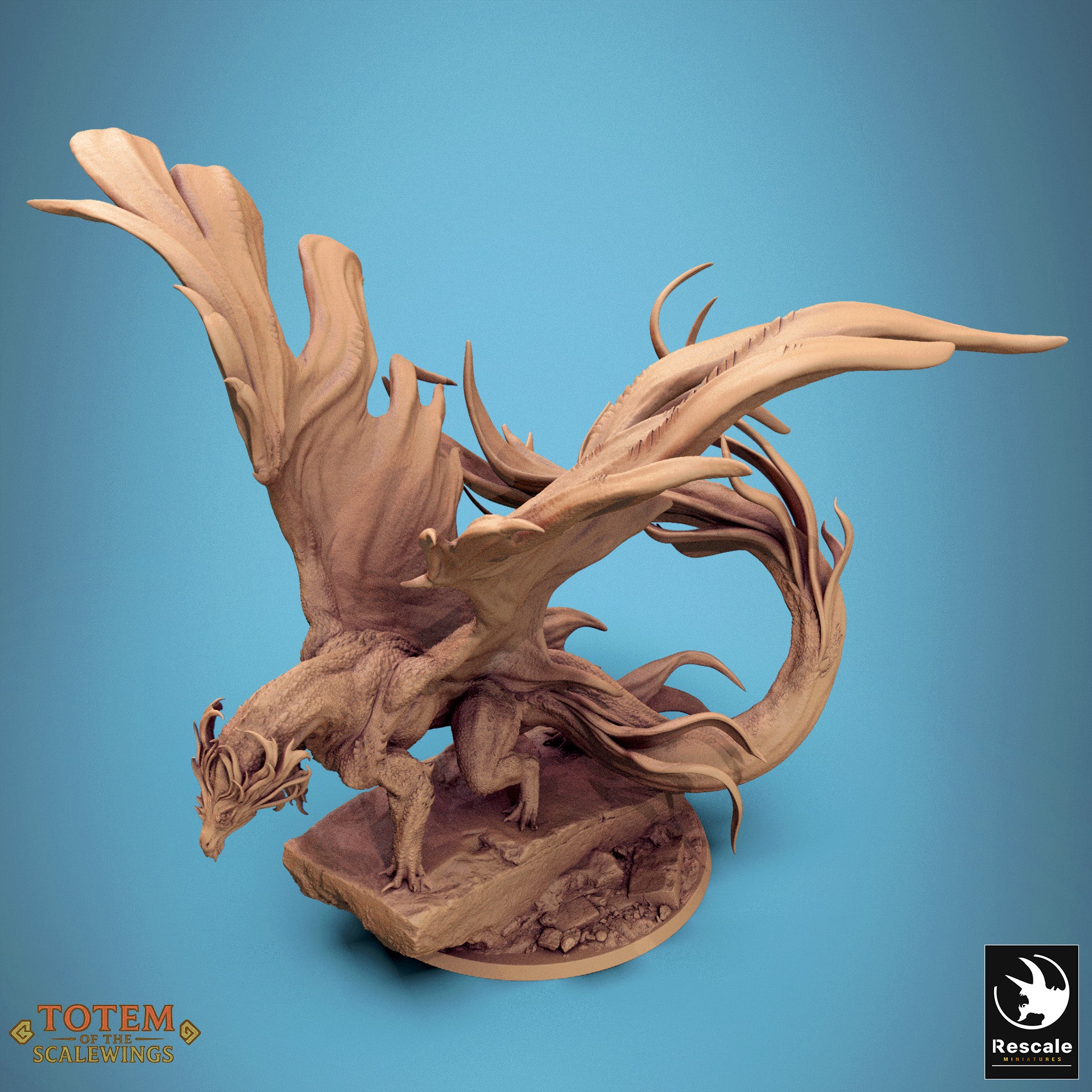 Brass Dragon - aus der Reihe Totem of the Scalewings von Rescale Miniatures