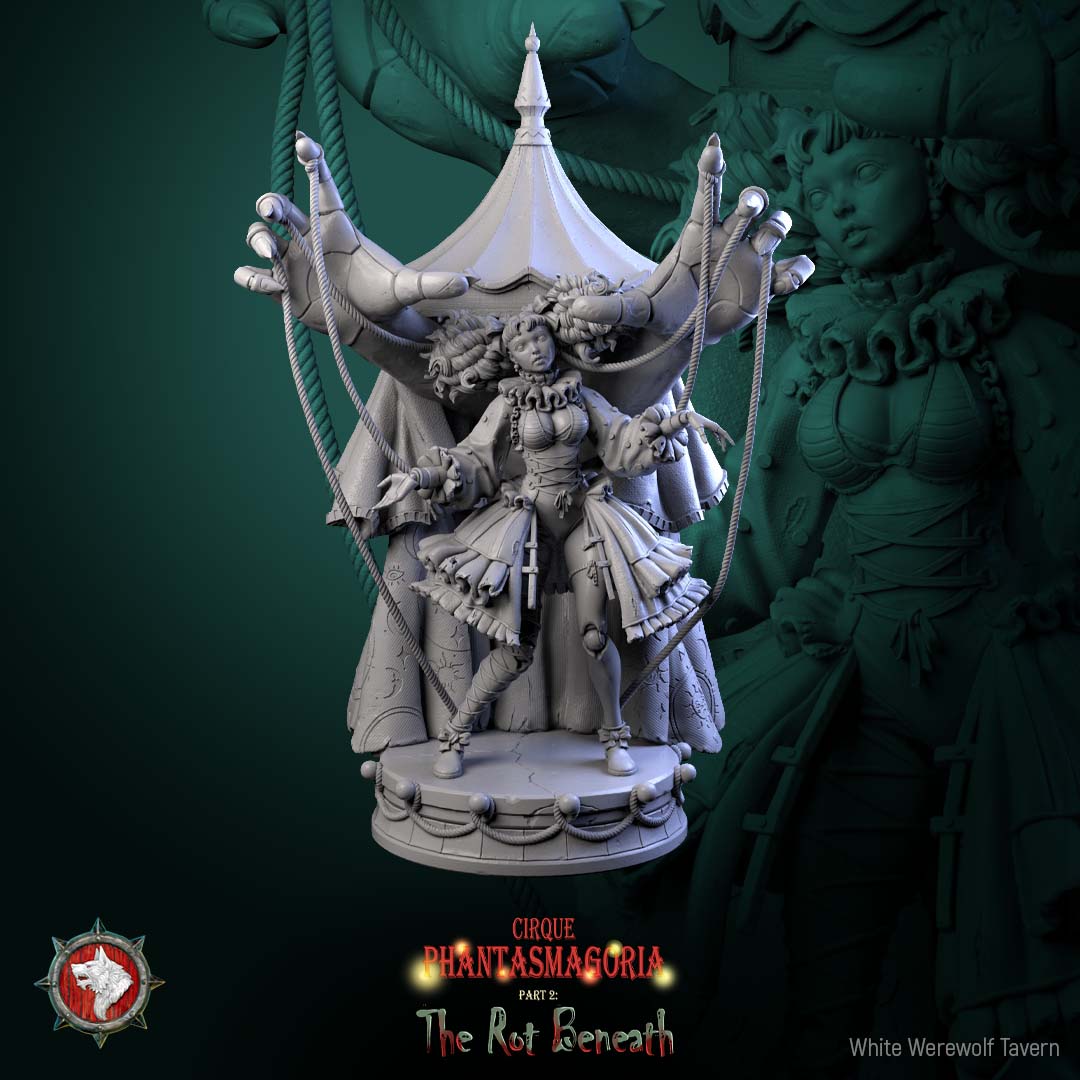 Clatterjack Cobblecart - from the Cirque Phantasmagoria 1 series by White Werewolf Tavern