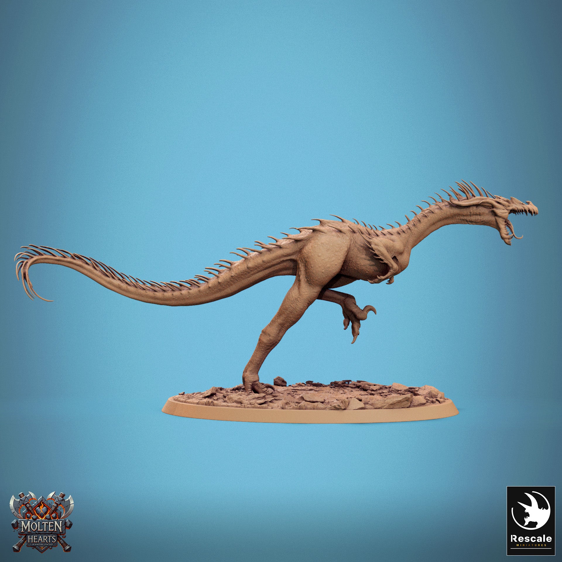 Velocisaurus - aus der Reihe Molten Hearts von Rescale Miniatures