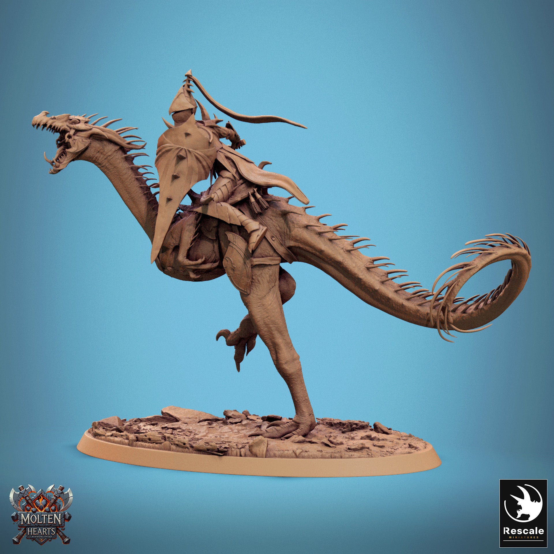 Velocisaurus - aus der Reihe Molten Hearts von Rescale Miniatures