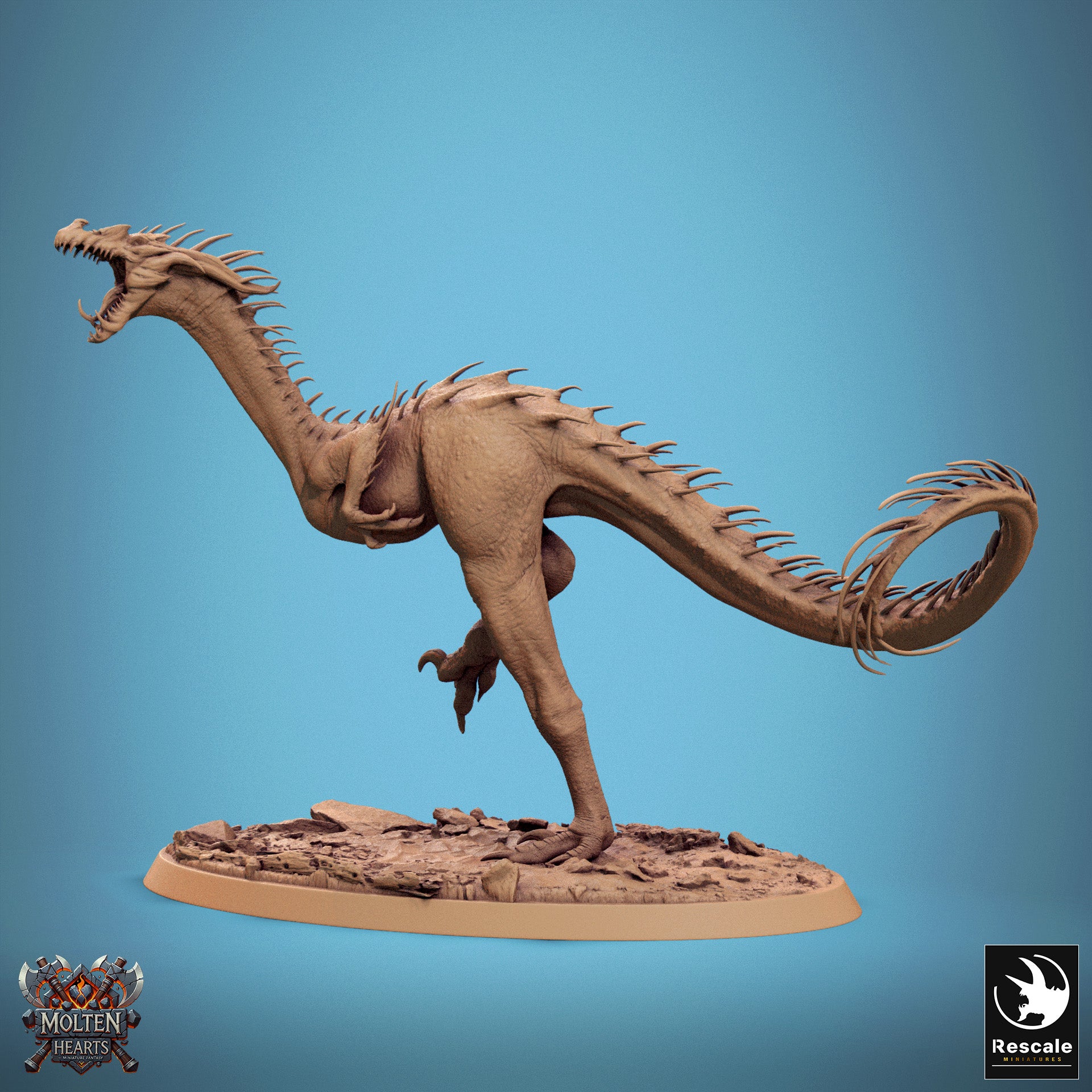 Velocisaurus - aus der Reihe Molten Hearts von Rescale Miniatures