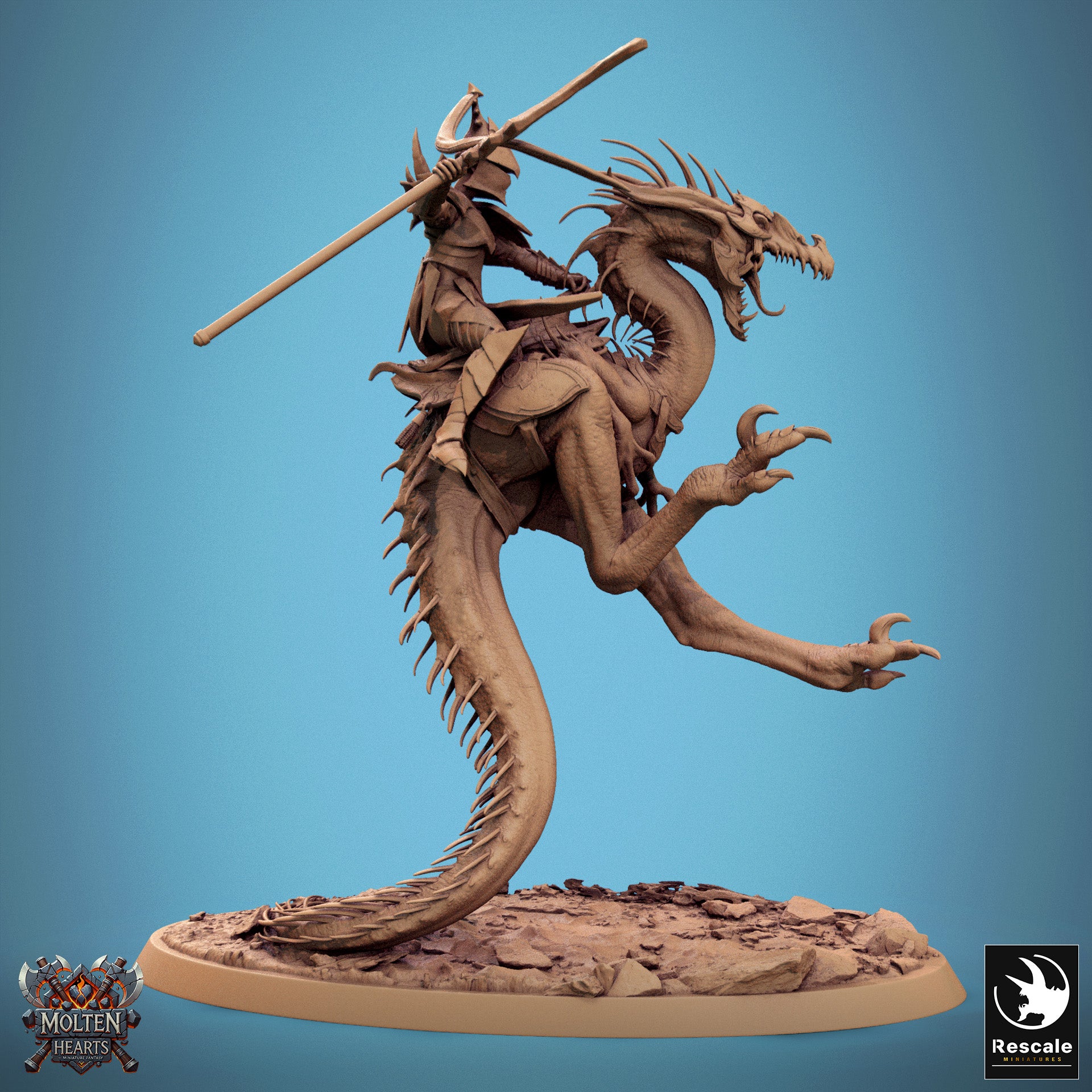 Velocisaurus - aus der Reihe Molten Hearts von Rescale Miniatures