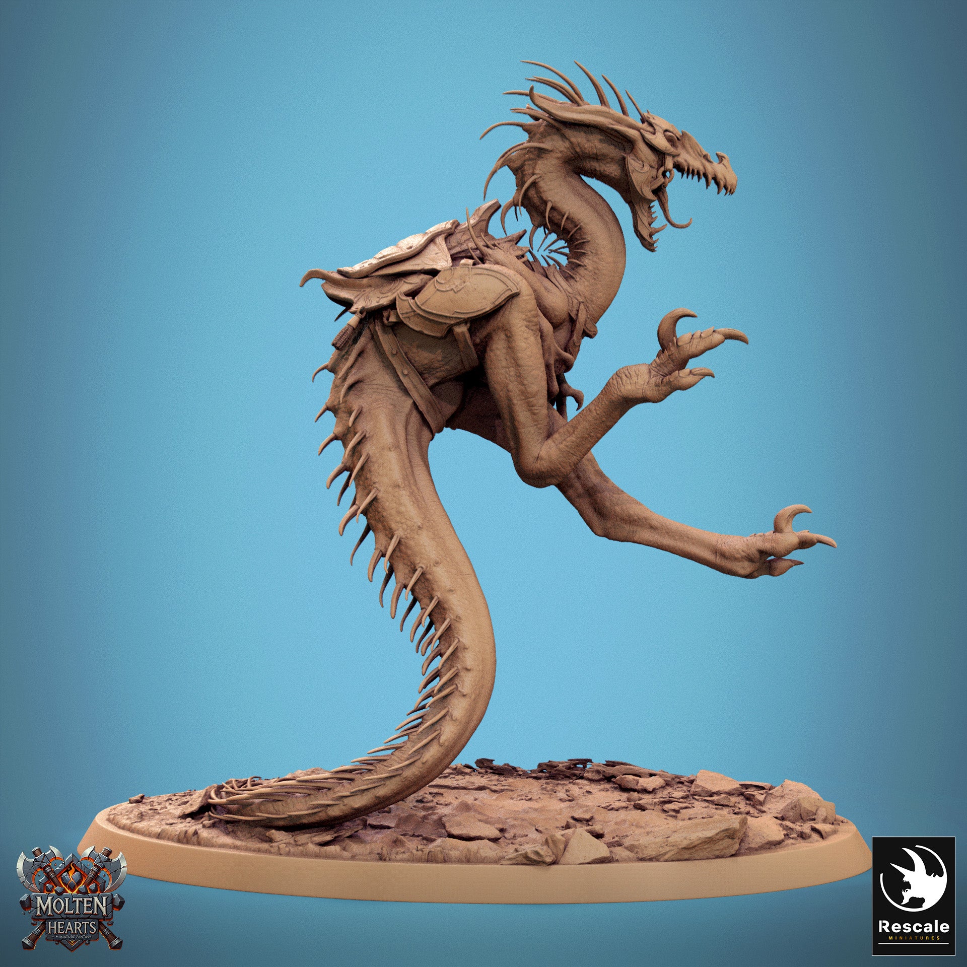 Velocisaurus - aus der Reihe Molten Hearts von Rescale Miniatures