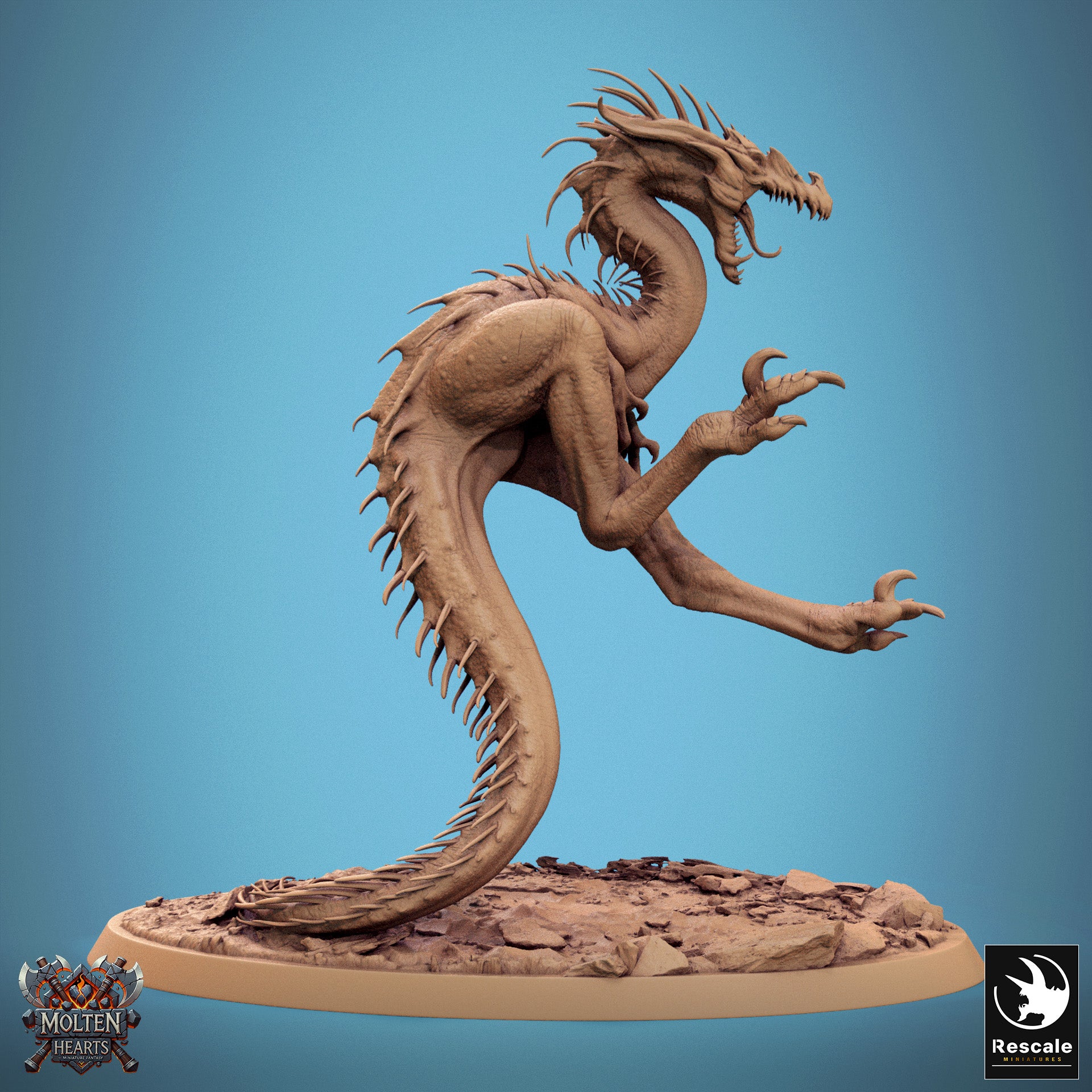 Velocisaurus - aus der Reihe Molten Hearts von Rescale Miniatures