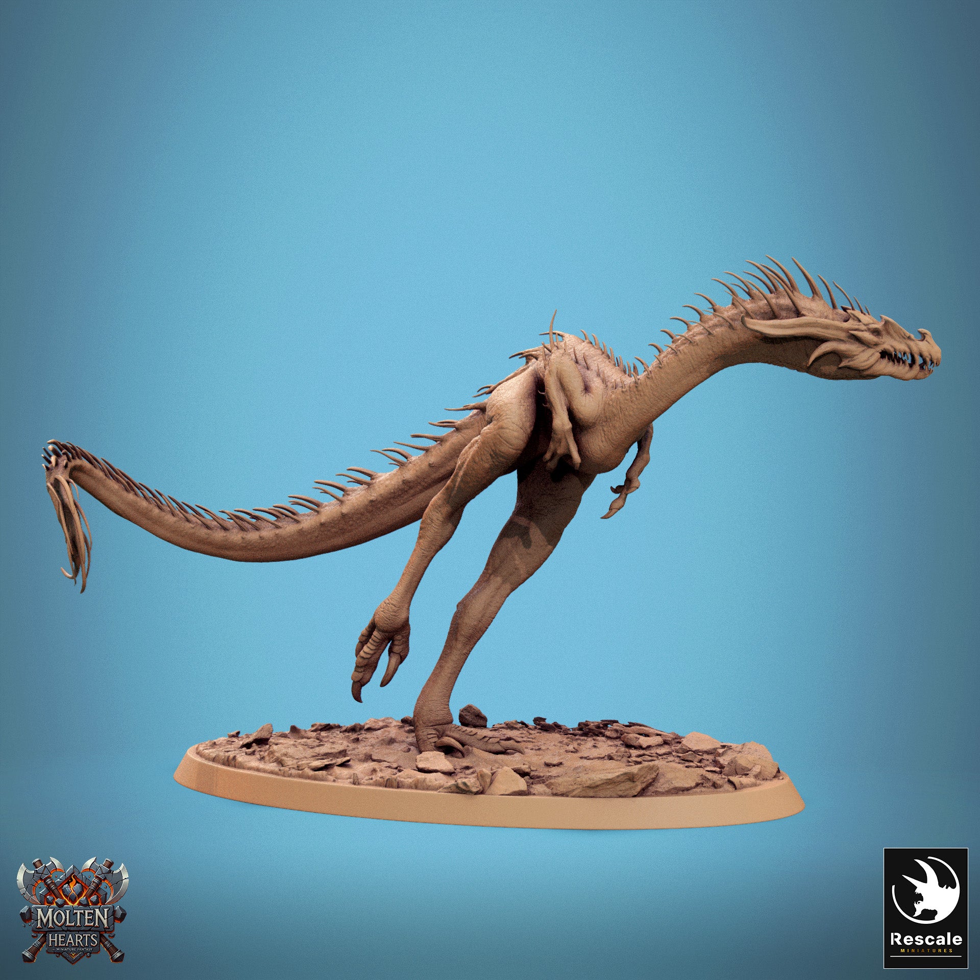 Velocisaurus - aus der Reihe Molten Hearts von Rescale Miniatures