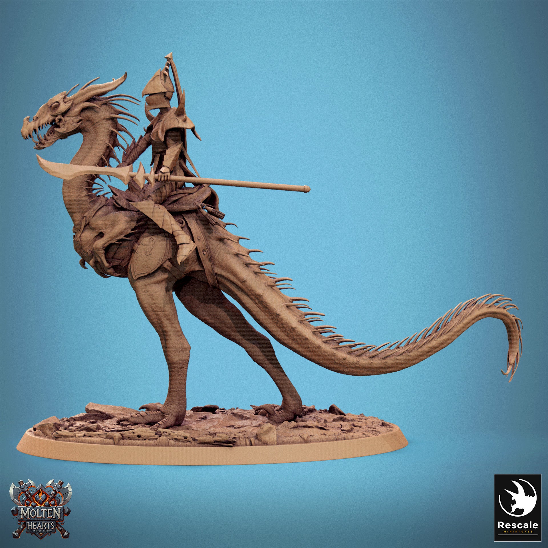Velocisaurus - aus der Reihe Molten Hearts von Rescale Miniatures