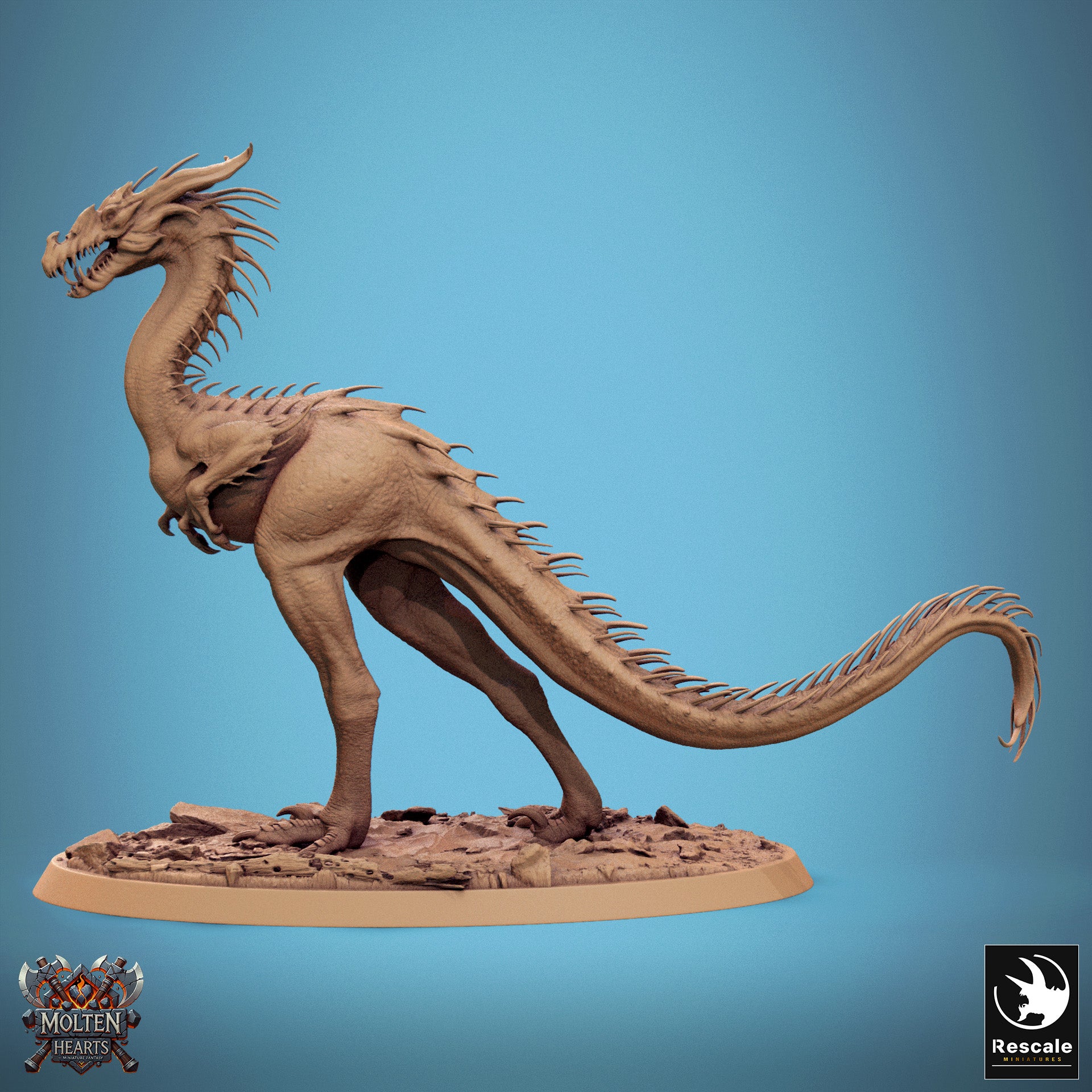 Velocisaurus - aus der Reihe Molten Hearts von Rescale Miniatures