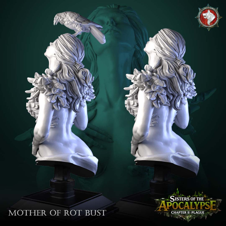 Mother of Rot Bust - Sisters of the Apocalypse - Plague - White Werewolf Tavern