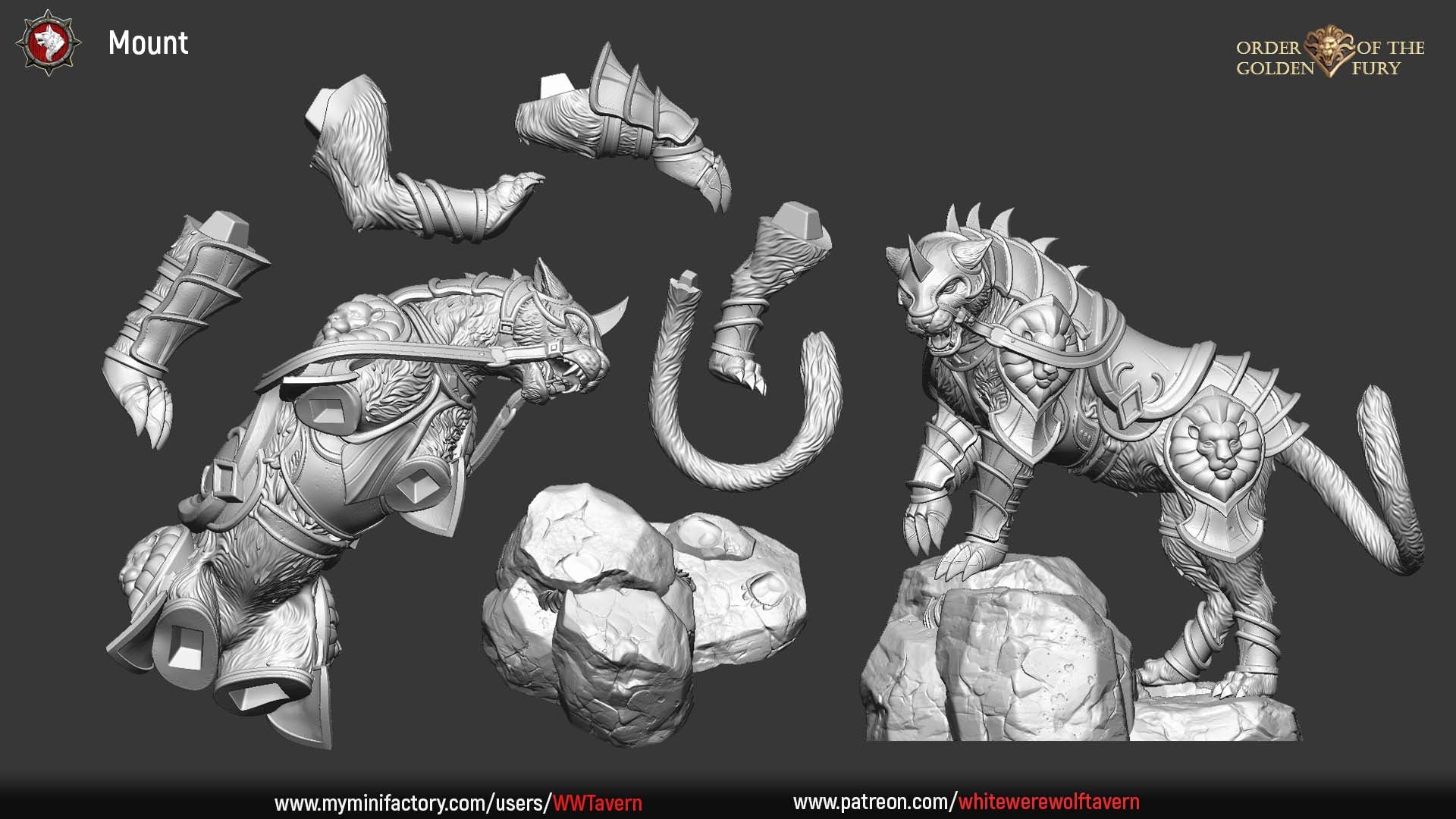 Cat Mount - aus der Reihe Order of the golden Fury von White Werewolf Tavern