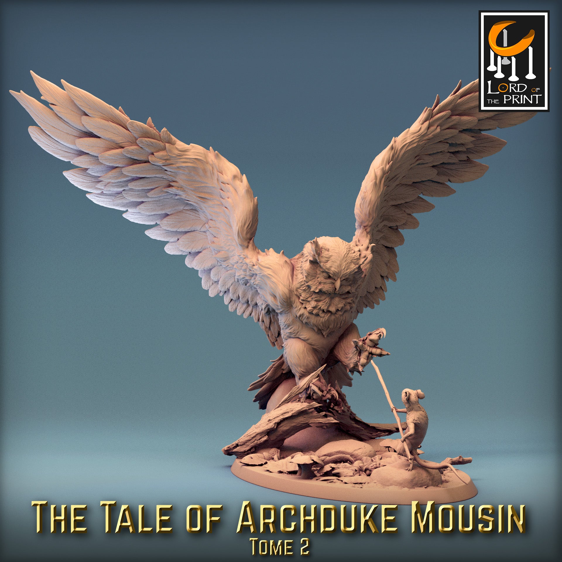Great Owl Attack - Tales of Archduke Mousin II - Rescale Miniatures