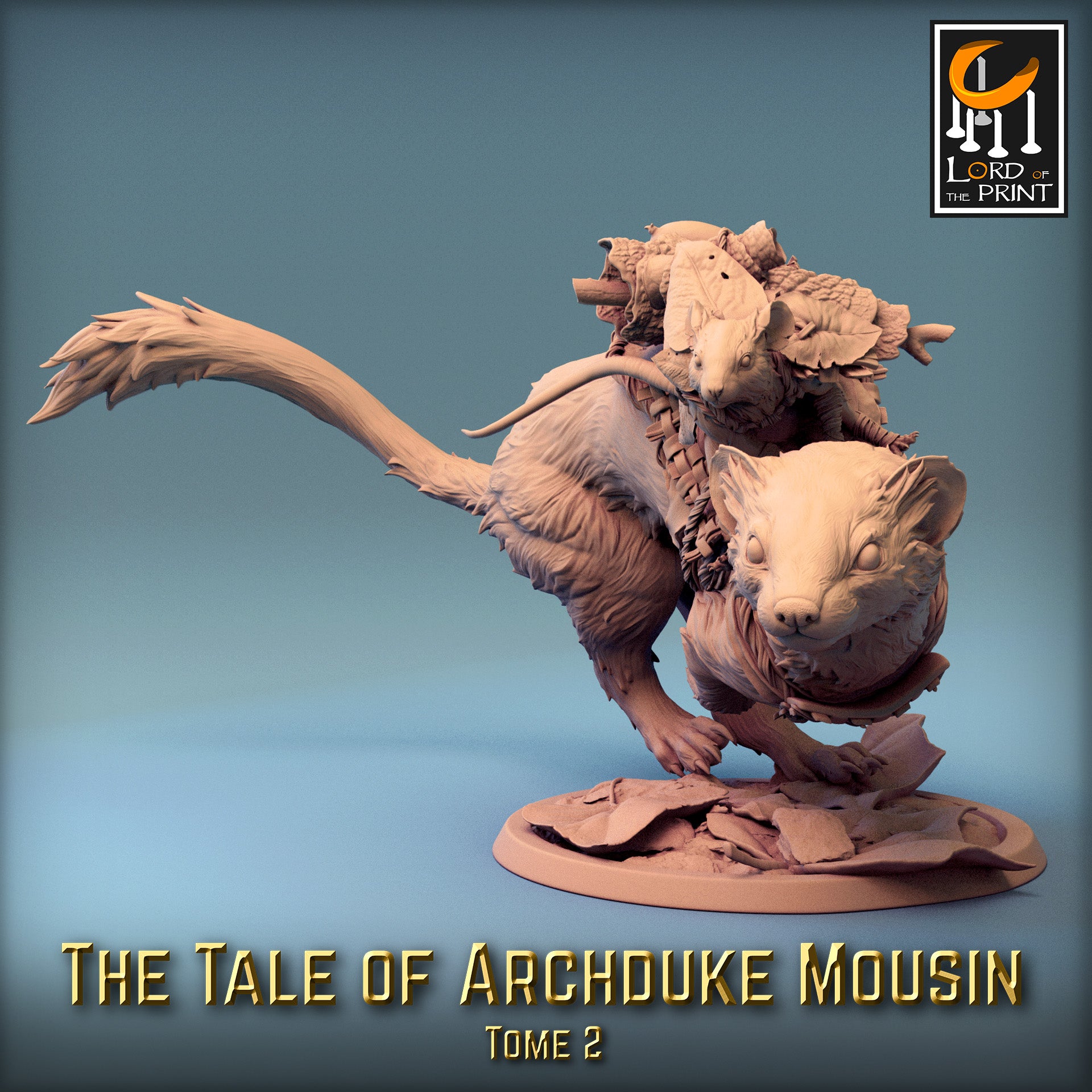 Moussin Weasel Sprint - Tales of Archduke Mousin II - Rescale Miniatures