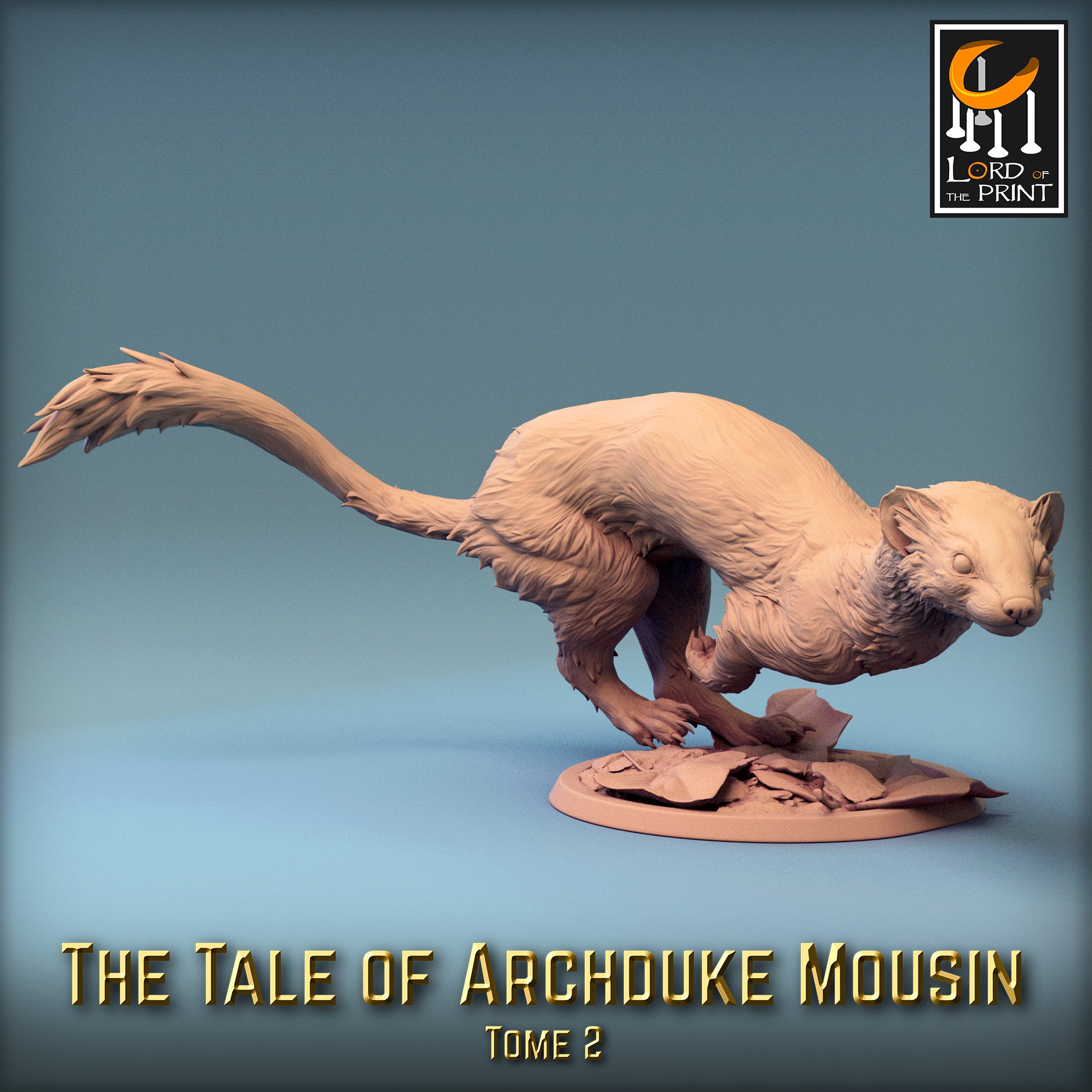 Moussin Weasel Sprint - Tales of Archduke Mousin II - Rescale Miniatures