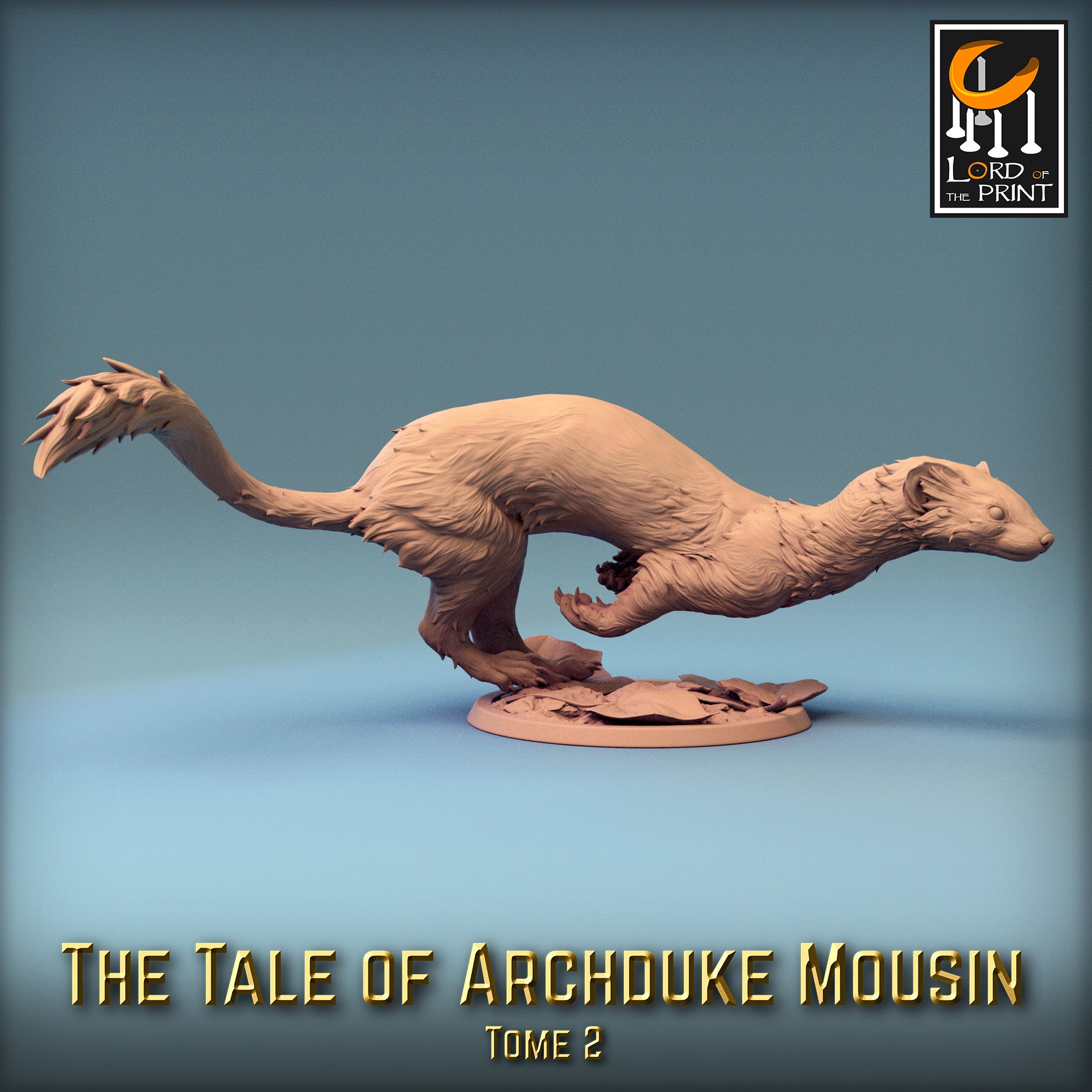 Moussin Weasel Sprint - Tales of Archduke Mousin II - Rescale Miniatures