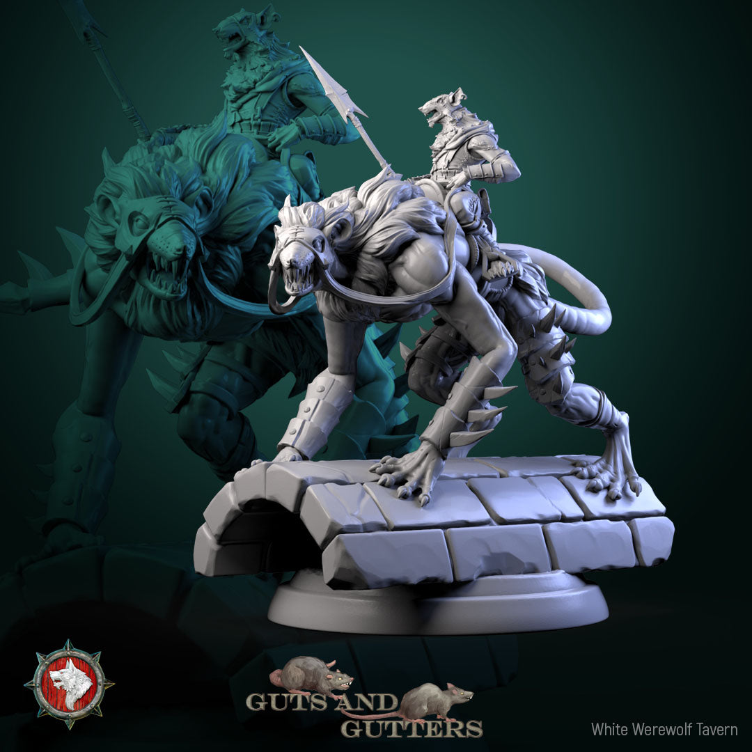 Mutant Rat Rider - aus der Reihe Guts and Gutters von White Werewolf Tavern