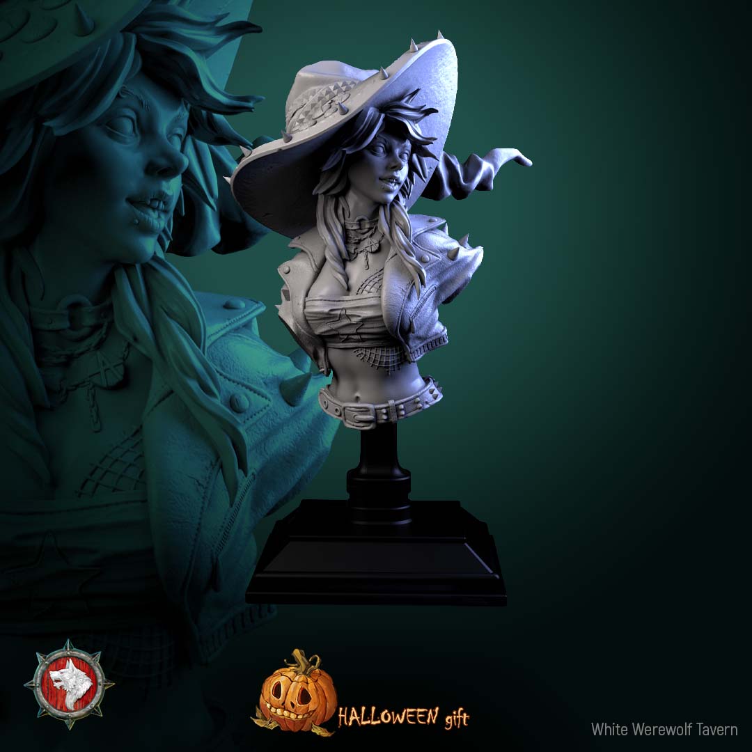 Nitsa Riot - Bust aus der Reihe Halloween Gift von White Werewolf Tavern