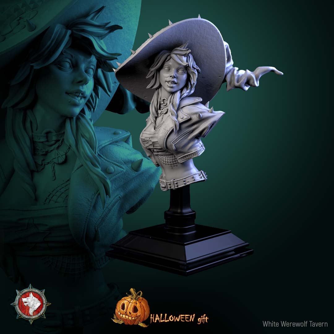 Nitsa Riot - Bust aus der Reihe Halloween Gift von White Werewolf Tavern