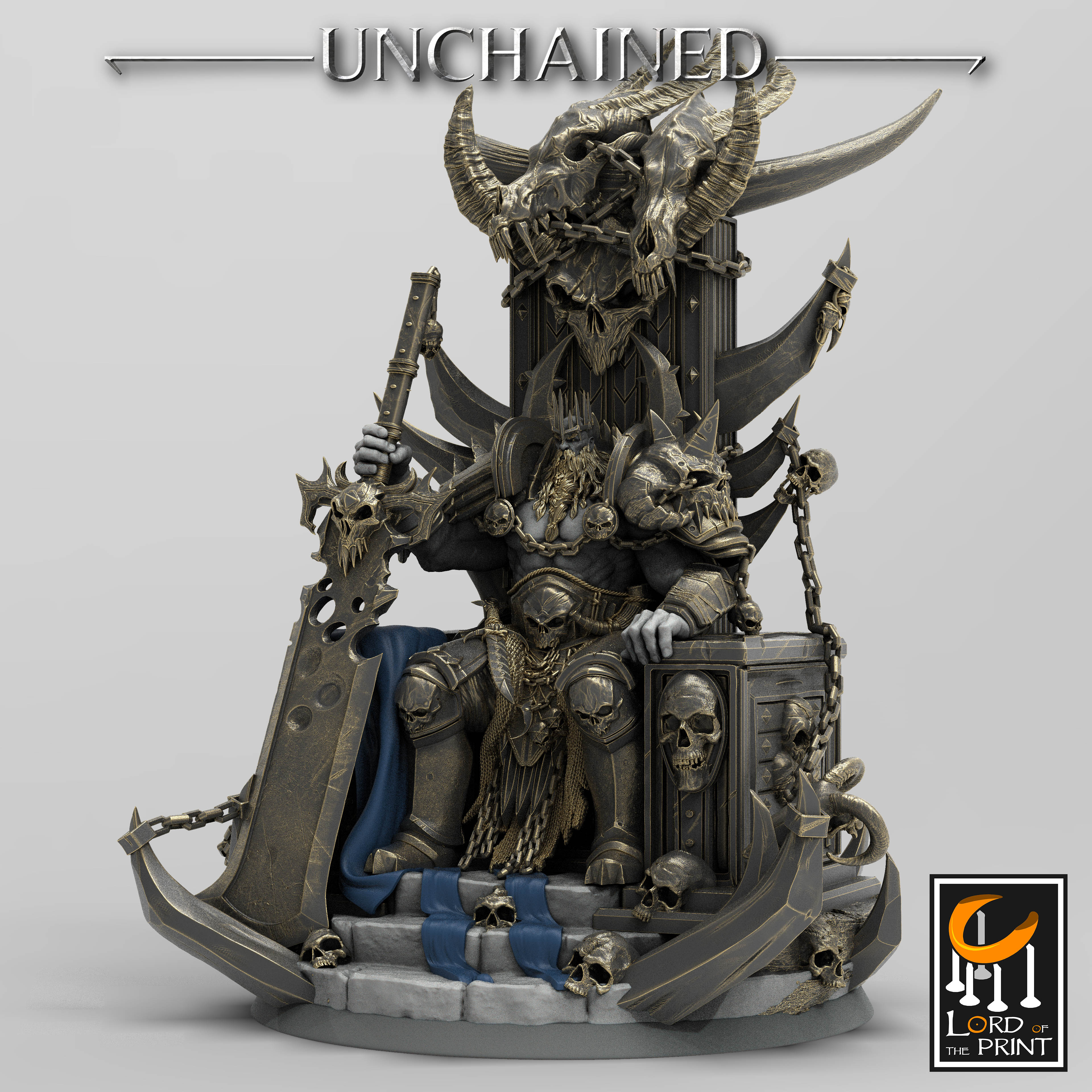 Olaf sur le trône - de la série Unchained I par Rescale Miniatures