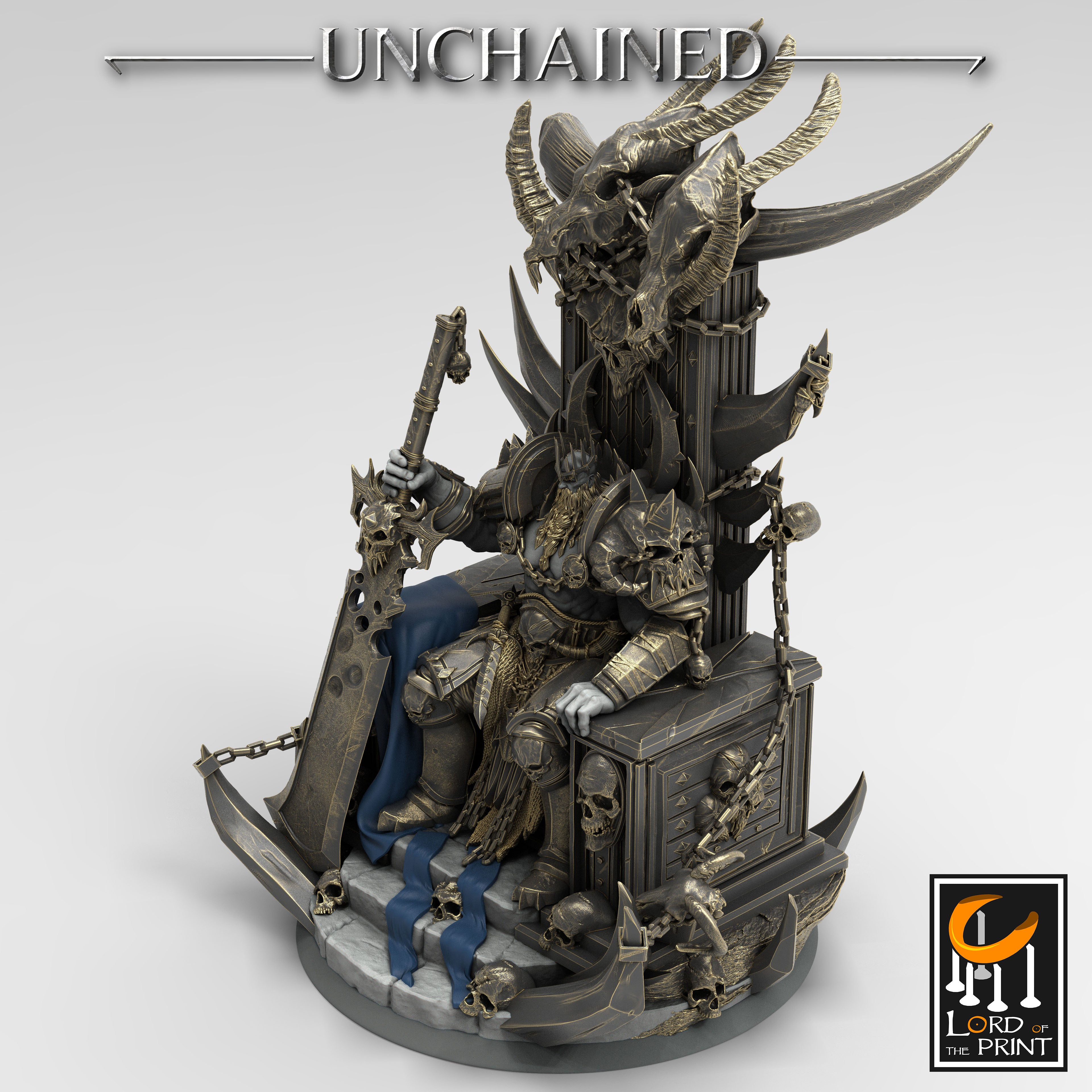 Olaf sur le trône - de la série Unchained I par Rescale Miniatures