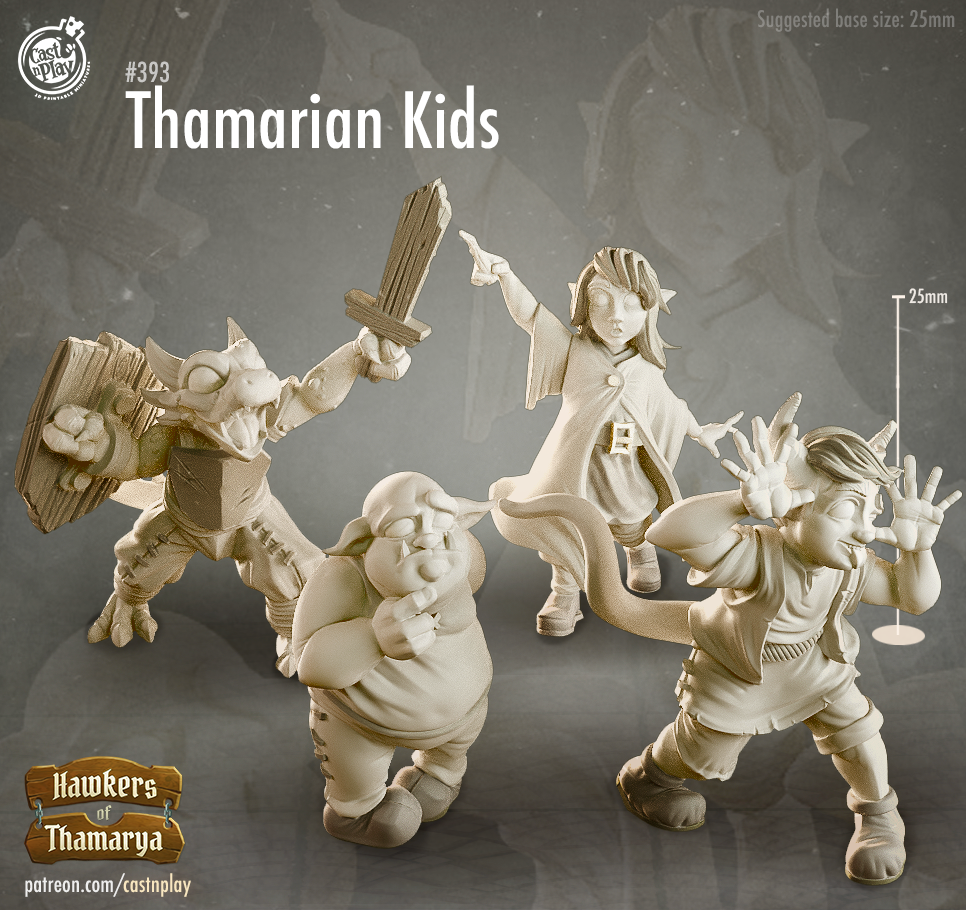 Thamarian Orphan Kids - Hawkers Of Thamarya - Cast n Play