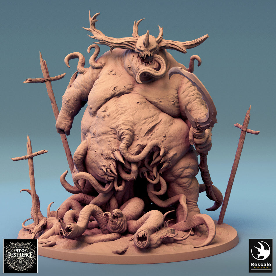 Purulent Demon aus der Reihe Pit Of Pestilence von Rescale Miniatures