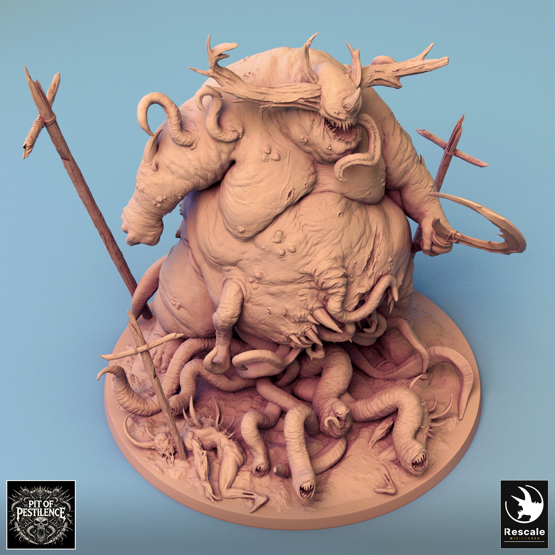 Purulent Demon - aus der Reihe Pit Of Pestilence von Rescale Miniatures