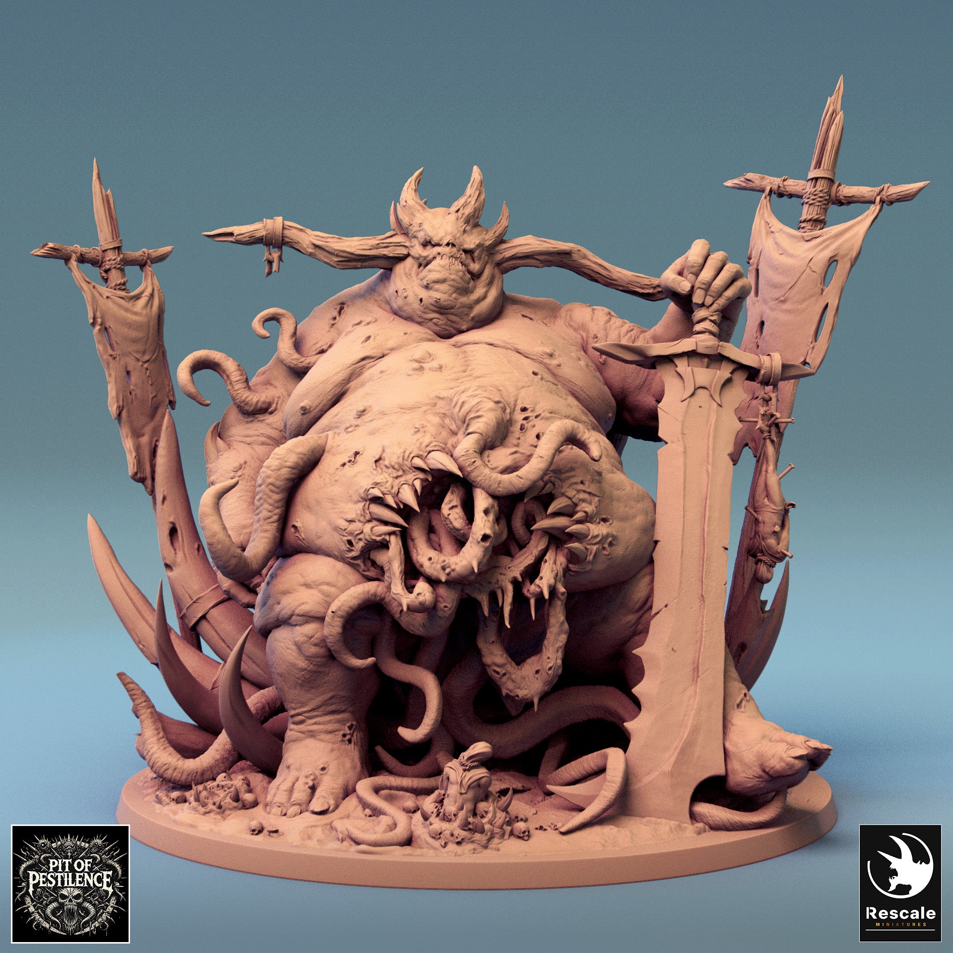 Purulent Demon - aus der Reihe Pit Of Pestilence von Rescale Miniatures