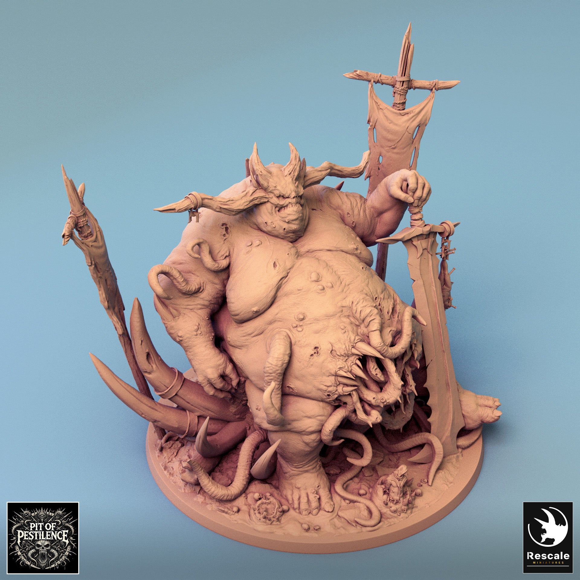 Purulent Demon - aus der Reihe Pit Of Pestilence von Rescale Miniatures