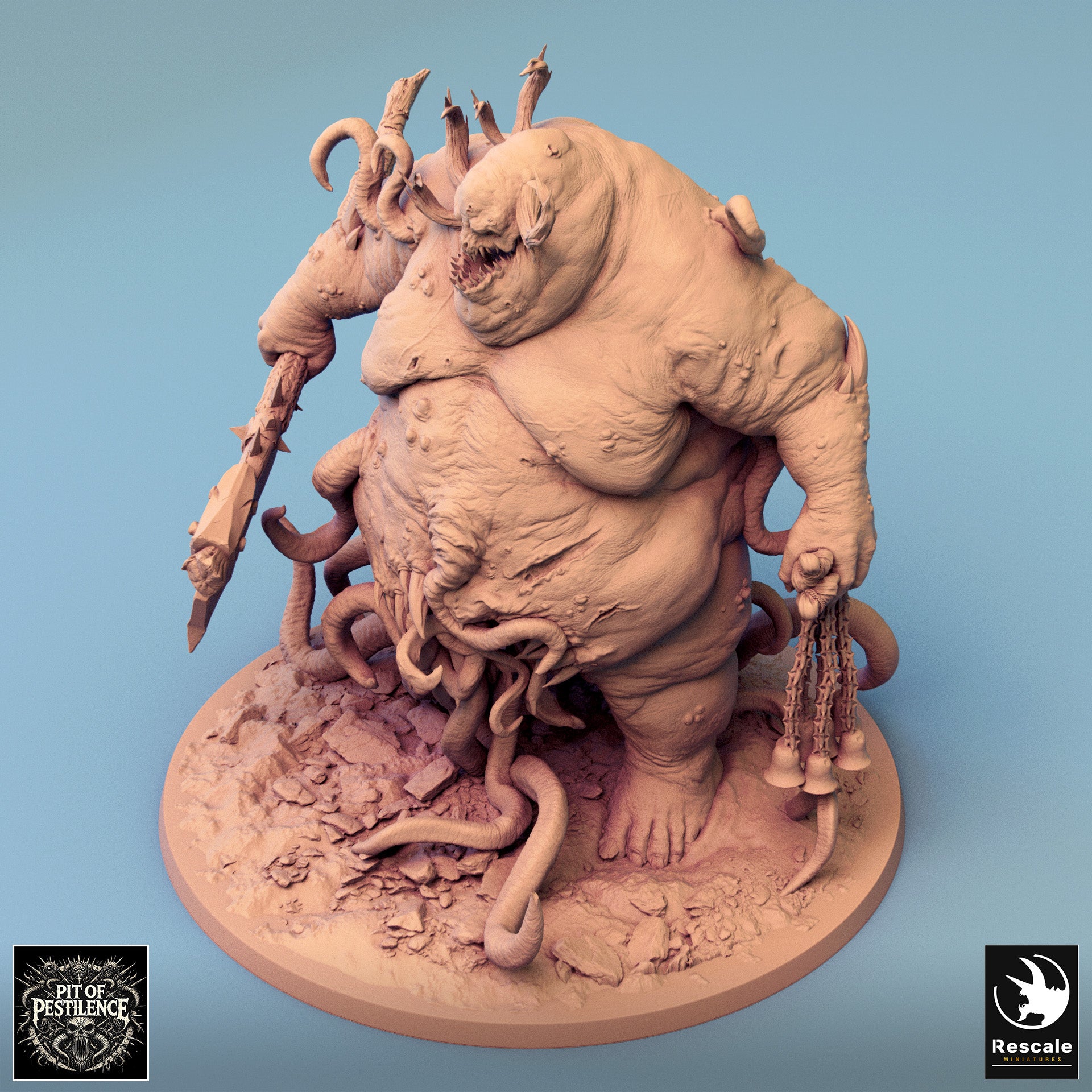 Purulent Demon - aus der Reihe Pit Of Pestilence von Rescale Miniatures