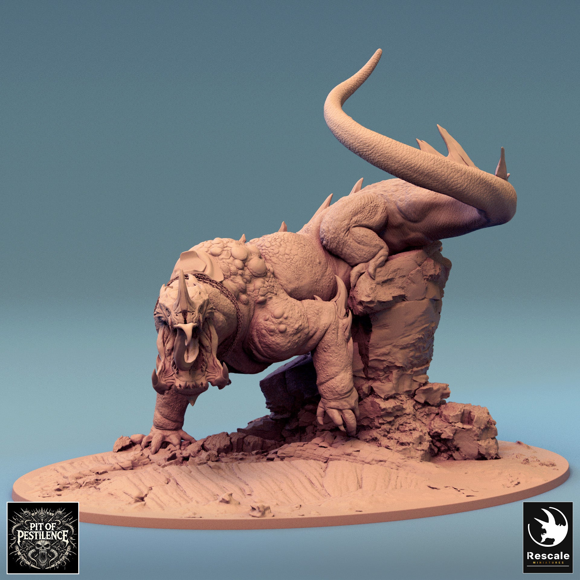 Sludgeborn Drake - aus der Reihe Pit Of Pestilence von Rescale Miniatures